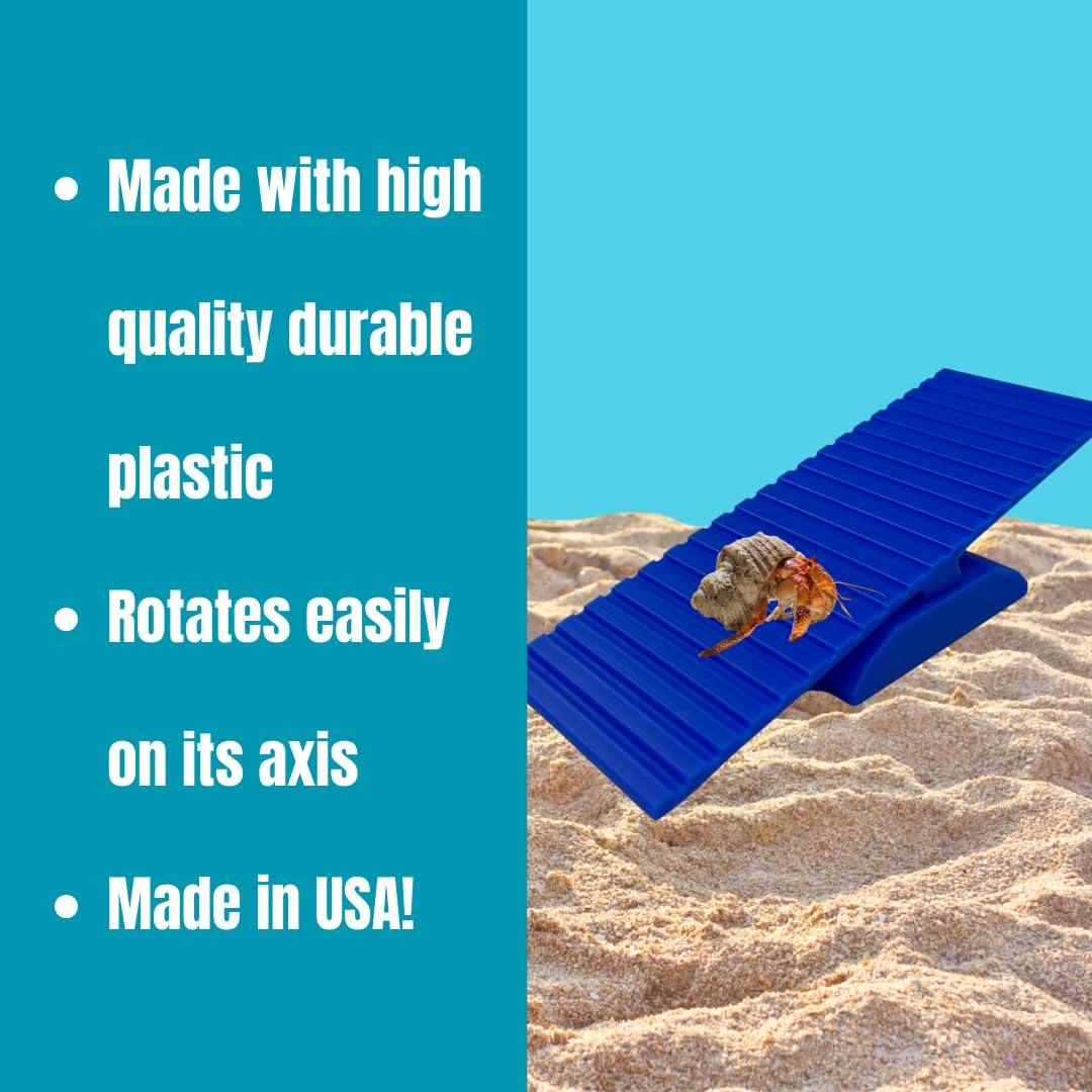 Hermit Crab See-Saw Decor | Fun & Entertaining See-Saw Decoration for Hermit Crab Cages | Made in USA