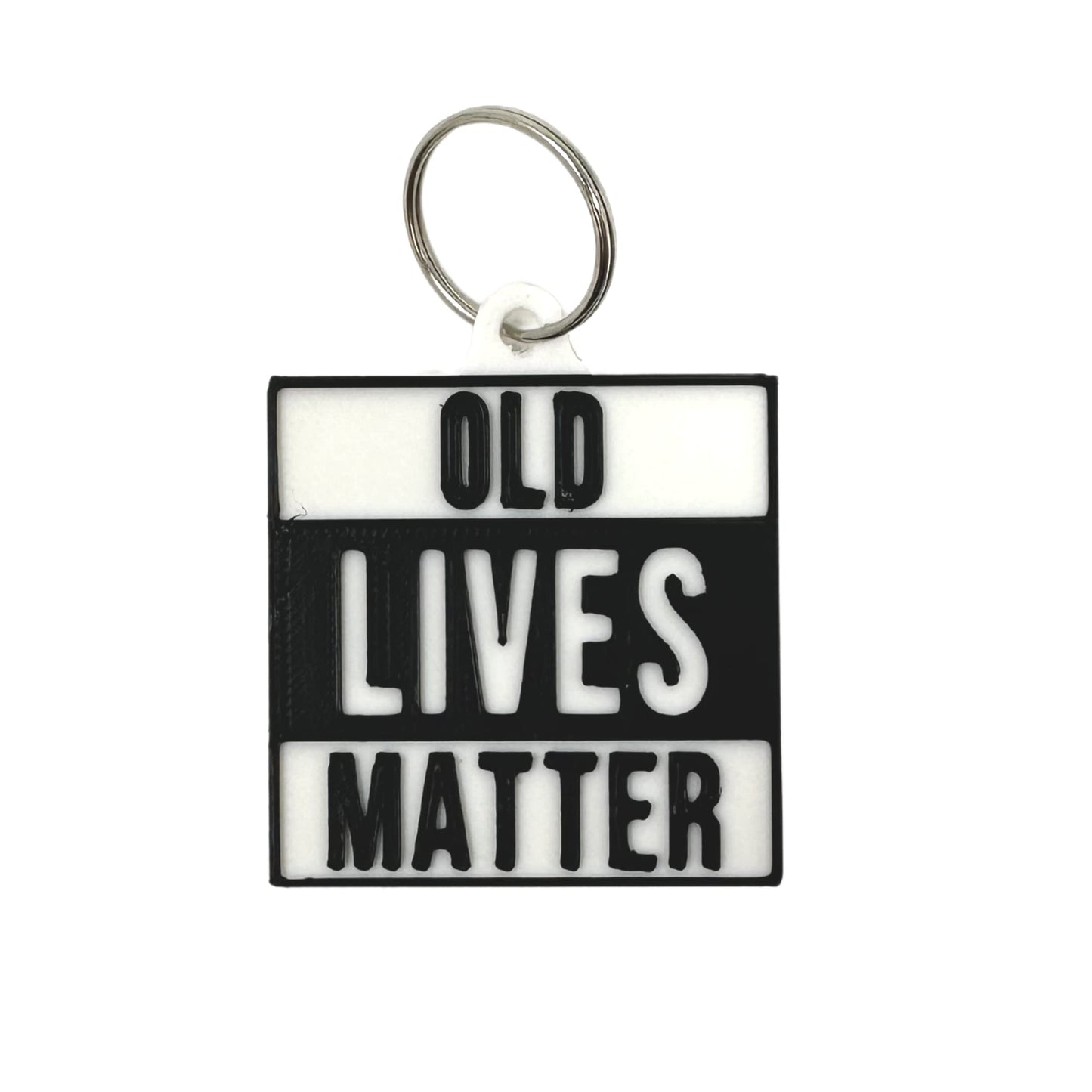 Funny Old Lives Matter Refrigerator Magnet - Raise Awareness and Show Support for Aging Population - Made in USA!