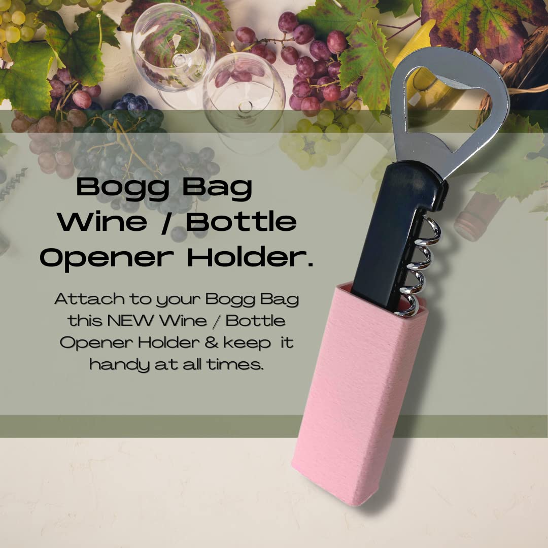 BOGLETS - Wine & Bottle Opener Charm Accessory Compatible with Bogg Bags - Keep a Wine Opener Handy with your Tote Bag