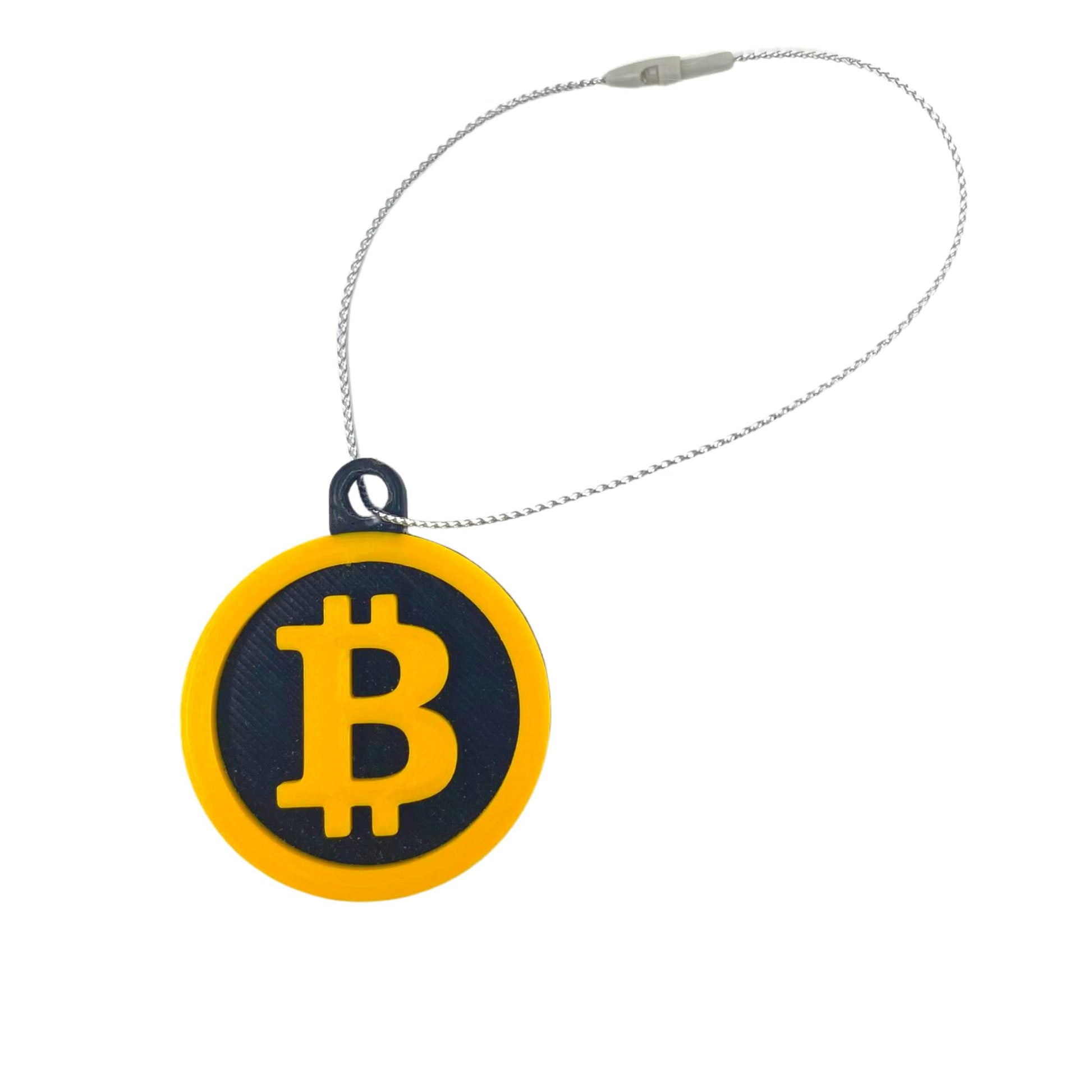 Bitcoin Christmas Ornament - Perfect for Cryptocurrency Fans - Decorative Holiday Ornament - Made in The USA
