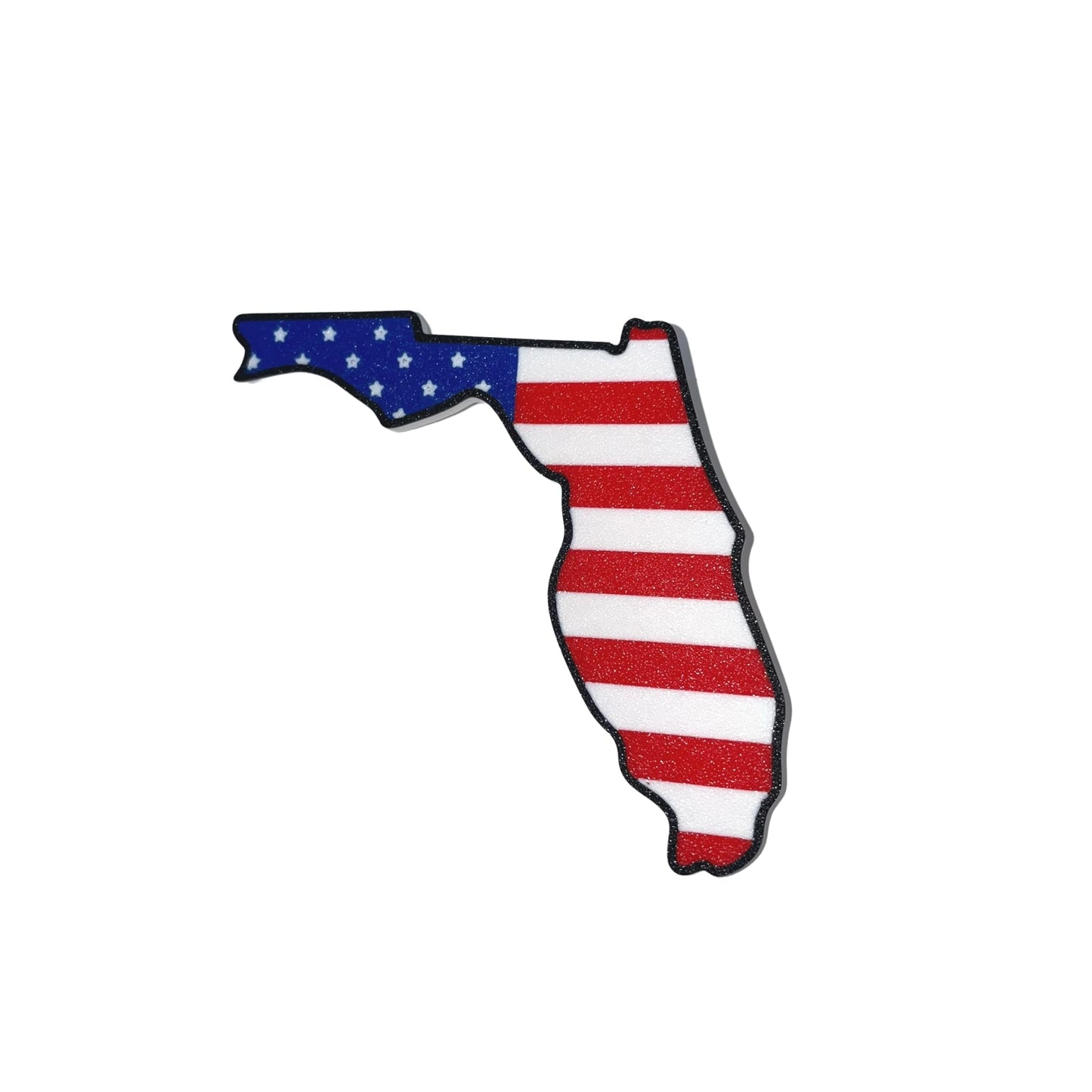 Boglets - USA Flag Charms - Decorative Charms for Displaying Patriotism - Compatible with Bogg Bags, Simply Southern and other Tote Bags