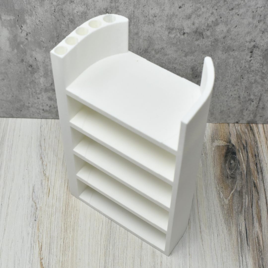 Lid Organizer Compatible With Stanley Cup Lids | 5 Lid Organizer for Cabinets or Kitchen Counter | Includes Straws Storage | Made in USA