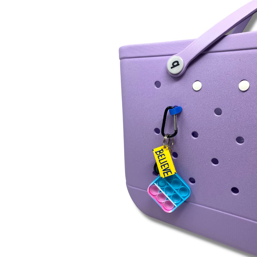 BOGLETS - Bogg Bag Carabiner Keys Holder Charm Accessory - Secure & Organize Your Keys or Other Valuables in Your Bogg Bag