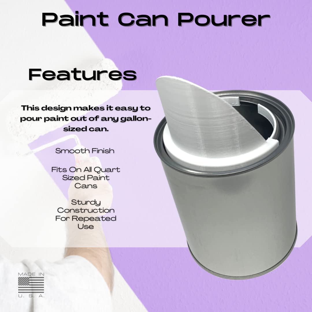 Paint Can Pourer - Fits Quart-Sized Paint Cans