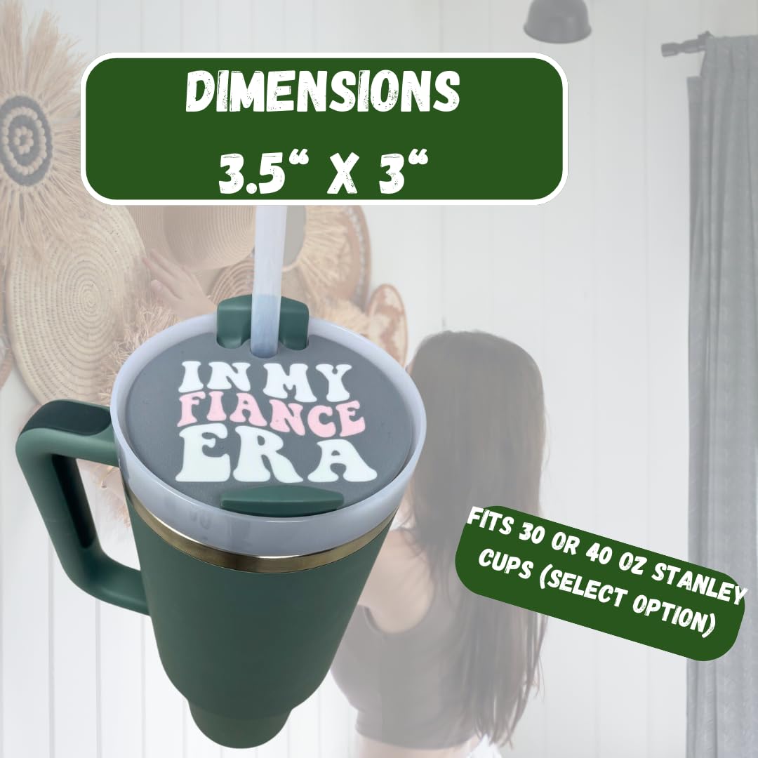BAGLETS - In My Era Topper Charms Compatible with Stanley Cups | Customize Tumblers with Cute Charms | Easily Removable & Interchangeable | Made in USA