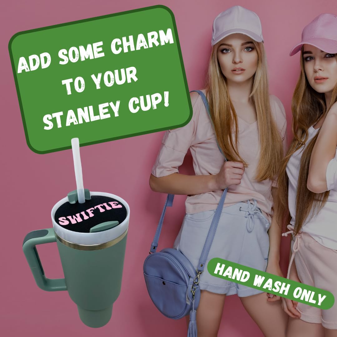 BAGLETS - In My Era Topper Charms Compatible with Stanley Cups | Customize Tumblers with Cute Charms | Easily Removable & Interchangeable | Made in USA