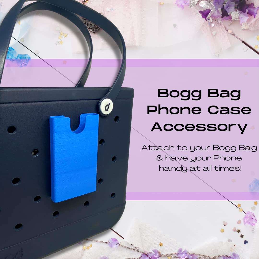 BOGLETS - Phone Holder Charm Accessory Compatible with Bogg Bags - Keep your Phone Handy with your Tote Bag - Made in the USA