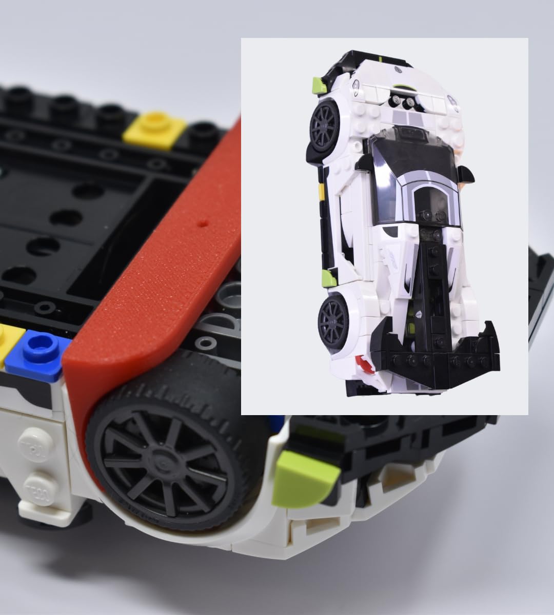 Collectible Car Display Wall Mount Compatible with Lego Speed Champions | Wall Display Mounts Compatible with Lego Racecar Models | Made in USA