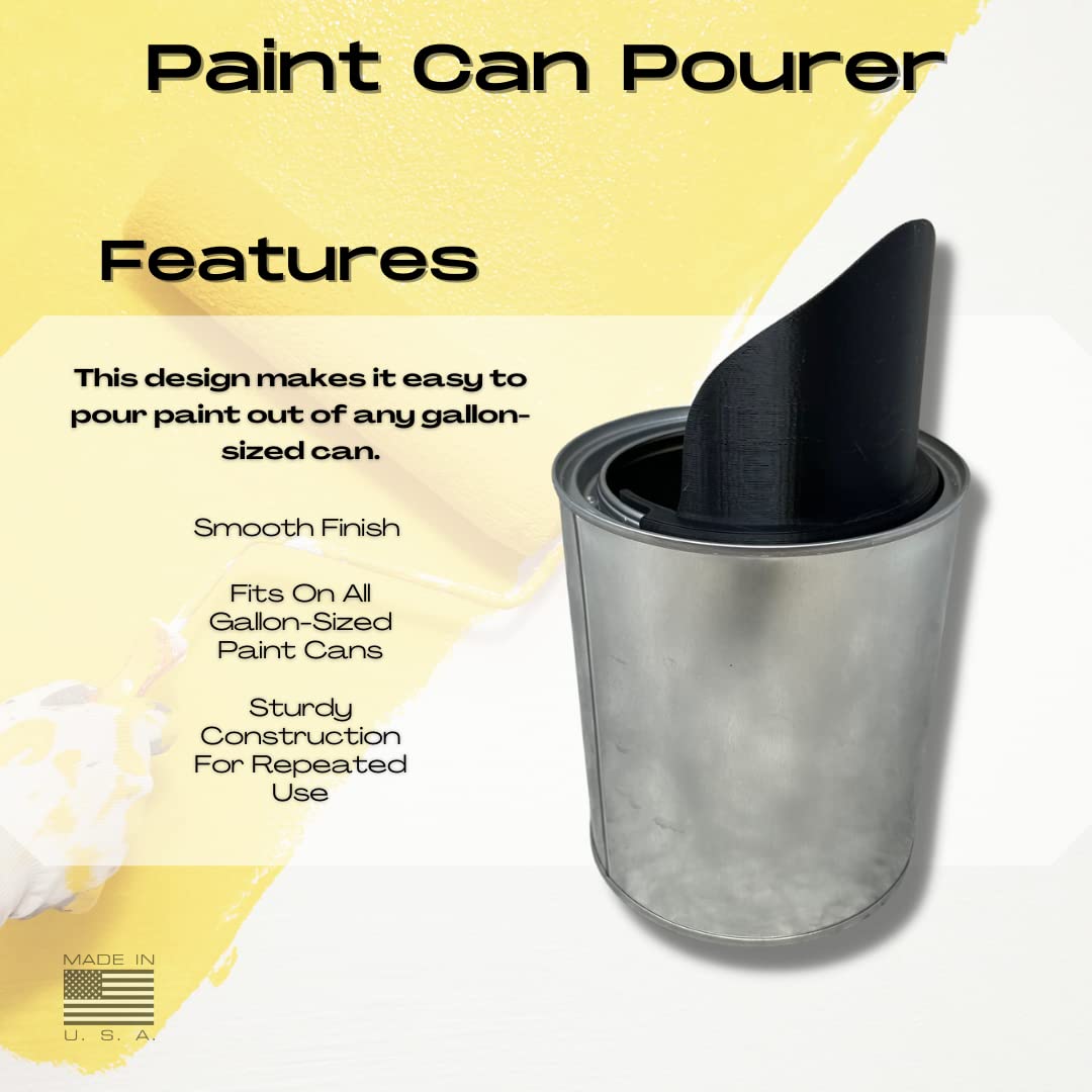 Paint Can Pourer - Fits Quart-Sized Paint Cans
