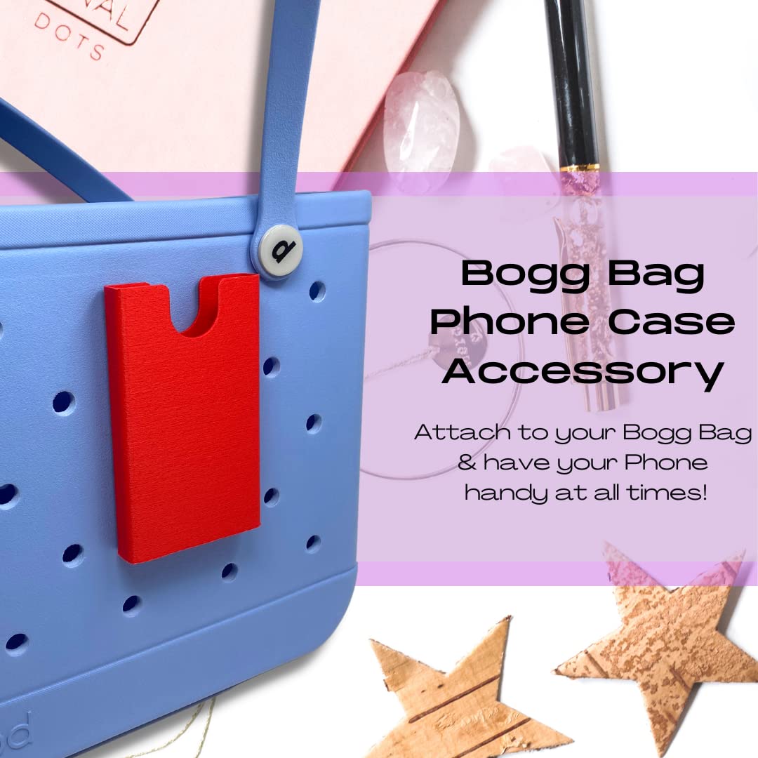 BOGLETS - Phone Holder Charm Accessory Compatible with Bogg Bags - Keep your Phone Handy with your Tote Bag - Made in the USA