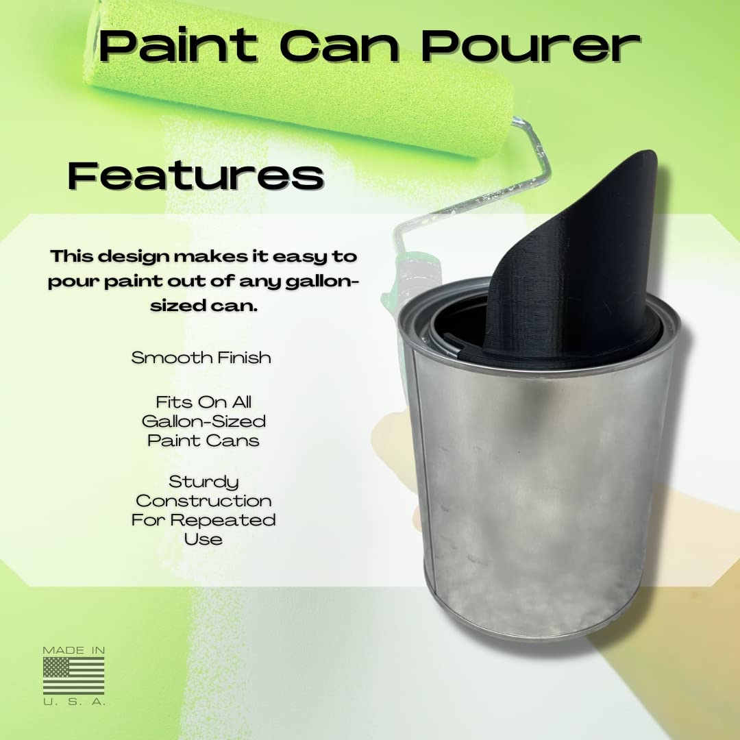 Gallon Paint Pourer - Fits Gallon-Sized Paint Cans - No More Spills