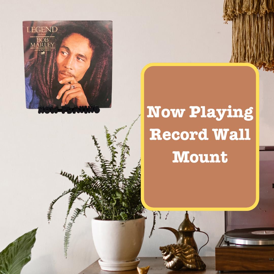 Chatelet Groovy Now Playing Vinyl Record Wall Mount | Retro Now Playing Vinyl Display | Made in USA
