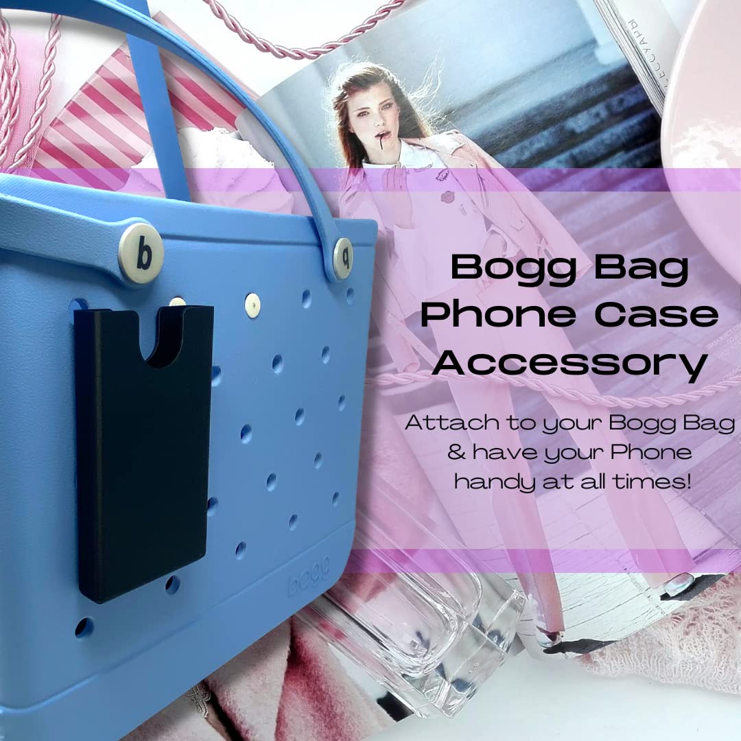 BOGLETS - Phone Holder Charm Accessory Compatible with Bogg Bags - Keep your Phone Handy with your Tote Bag - Made in the USA