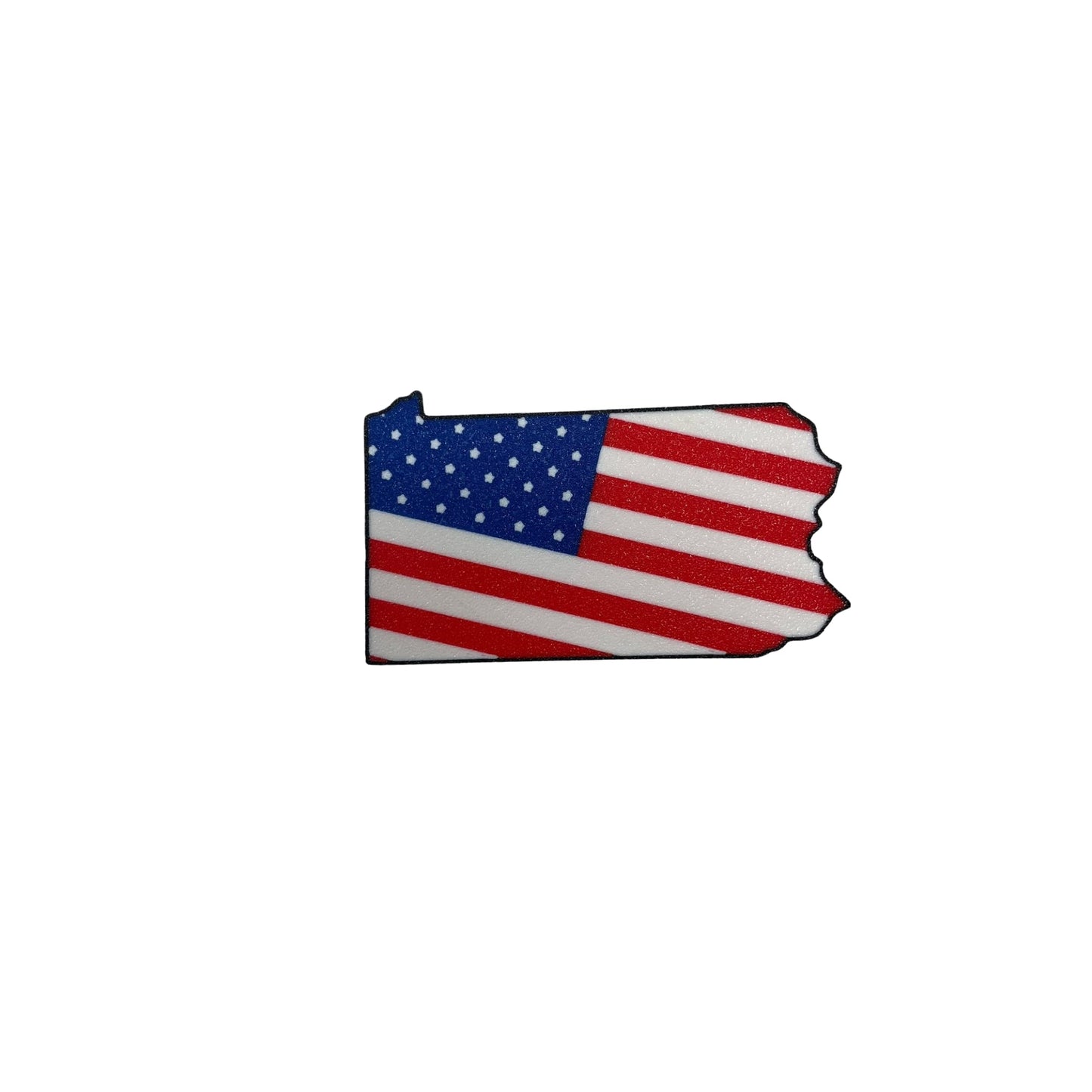 Boglets - USA Flag Charms - Decorative Charms for Displaying Patriotism - Compatible with Bogg Bags, Simply Southern and other Tote Bags