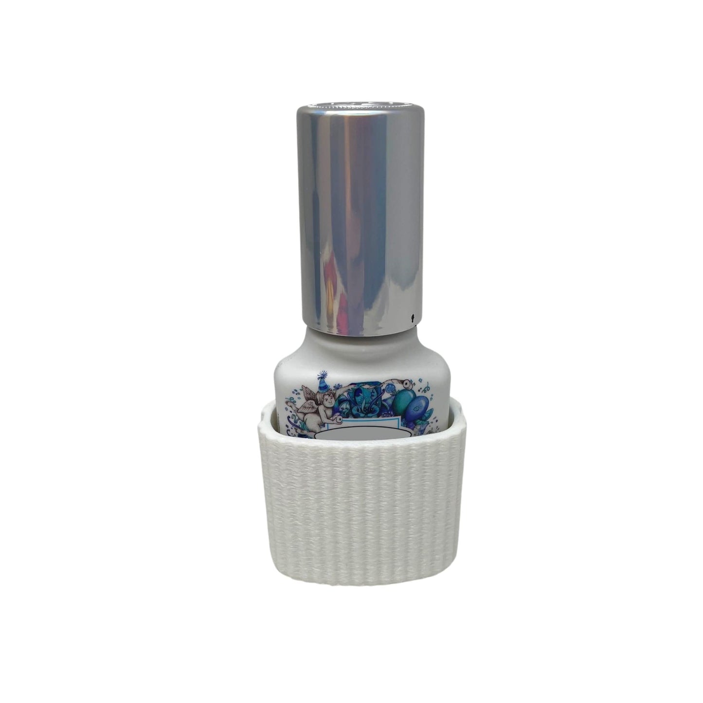 Poo-Spray Holder for 2 oz. bottles - Poo-spray Holder for Bathroom with Adhesive to Apply to Toilet or Cabinet