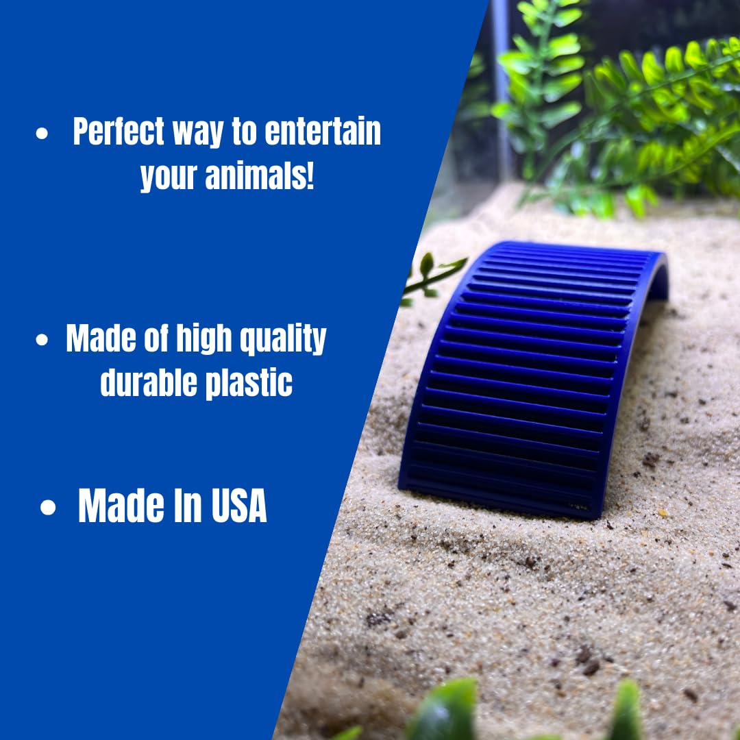 Climbing Bridge for Hermit Crabs, Lizards, Amphibians, Reptiles Terrariums | Toy Bridge Decor for Climbing & Exploring | Made in USA