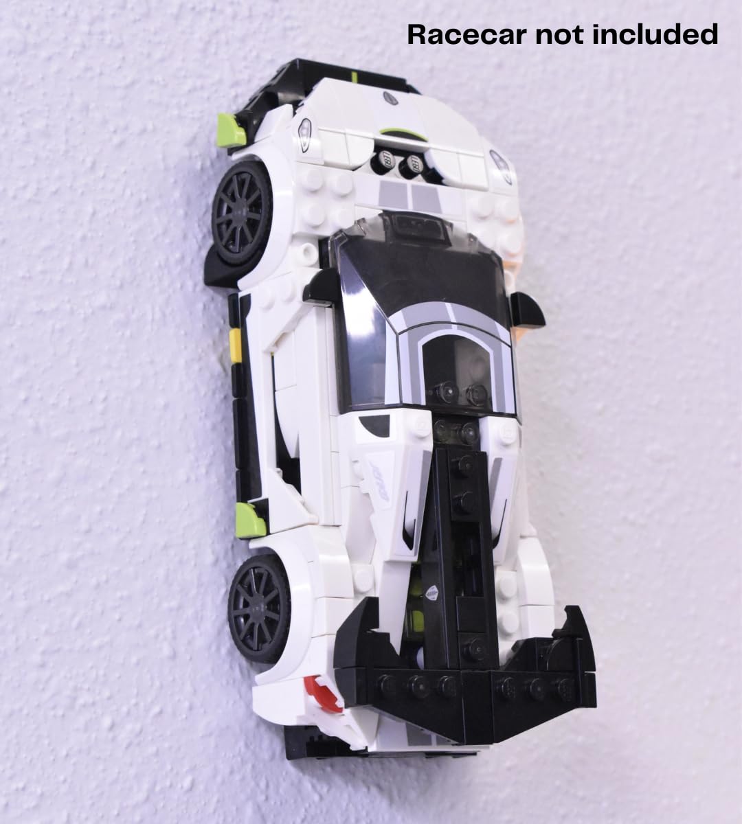 Collectible Car Display Wall Mount Compatible with Lego Speed Champions | Wall Display Mounts Compatible with Lego Racecar Models | Made in USA