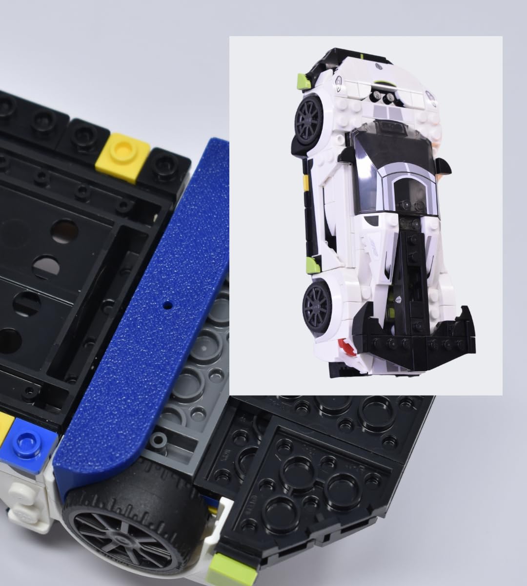 Collectible Car Display Wall Mount Compatible with Lego Speed Champions | Wall Display Mounts Compatible with Lego Racecar Models | Made in USA