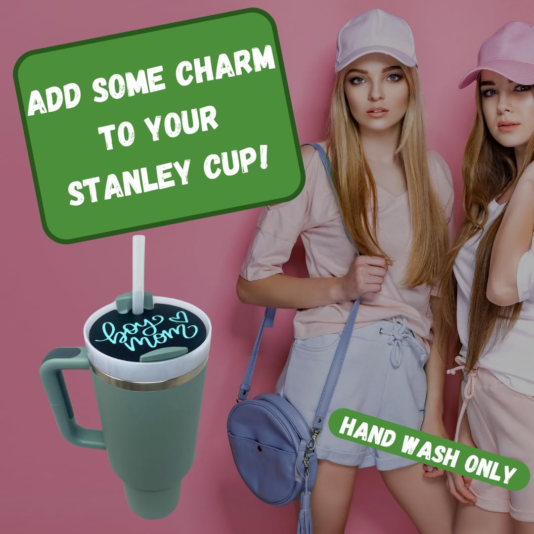 BAGLETS - Topper Charms Compatible with Stanley Cups | Customize Tumblers with Cute Charms | Easily Removable & Interchangeable | Made in USA