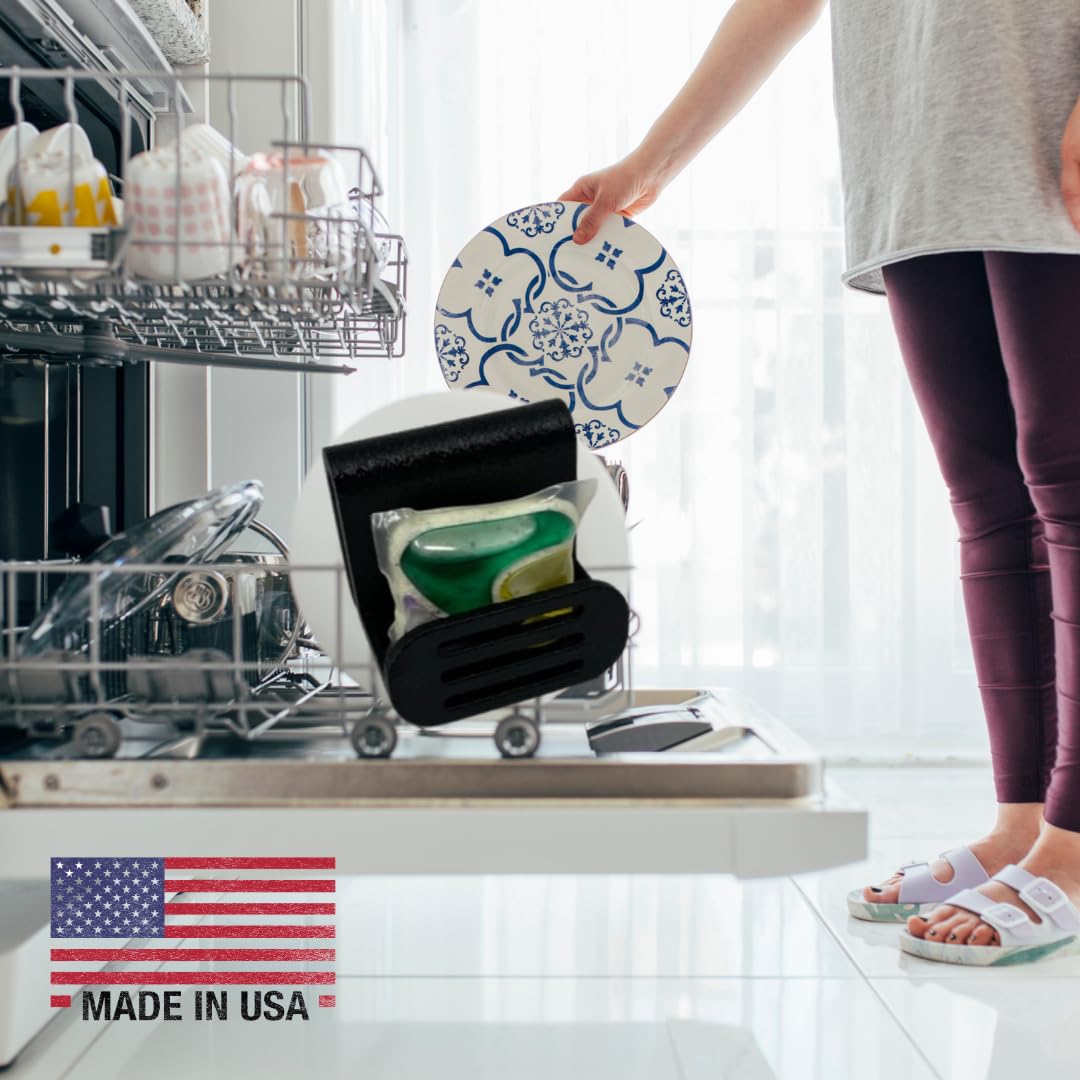 Dishwasher Pod Holder for Improved Dish Cleaning | Securely Place Pod in Compartment for Faster Activation | Made in USA