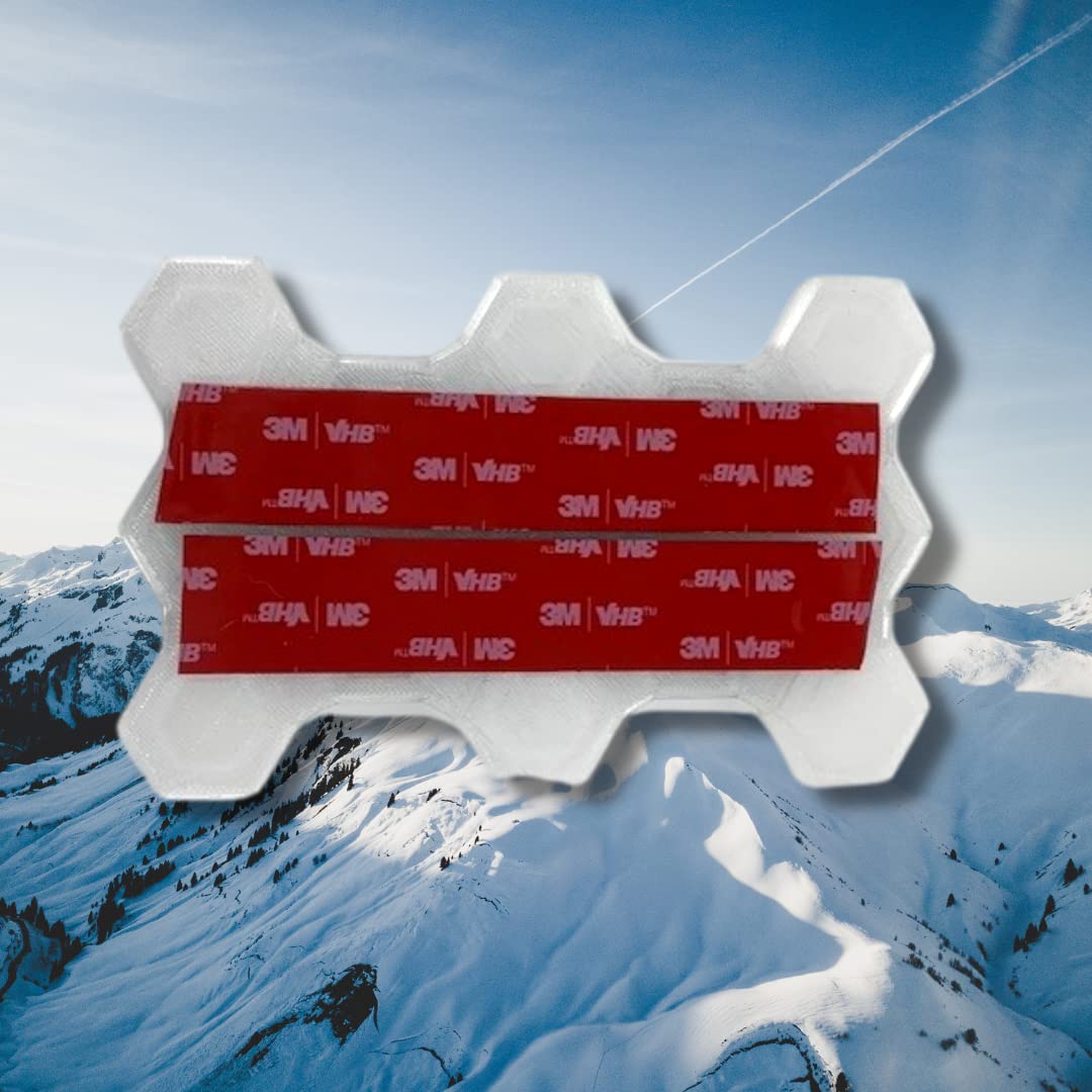 Snowboard Stomp Pad - Hexagon Pattern - Specialized Stomp Pad Designed for Better Grip & Adhesion to Snowboards