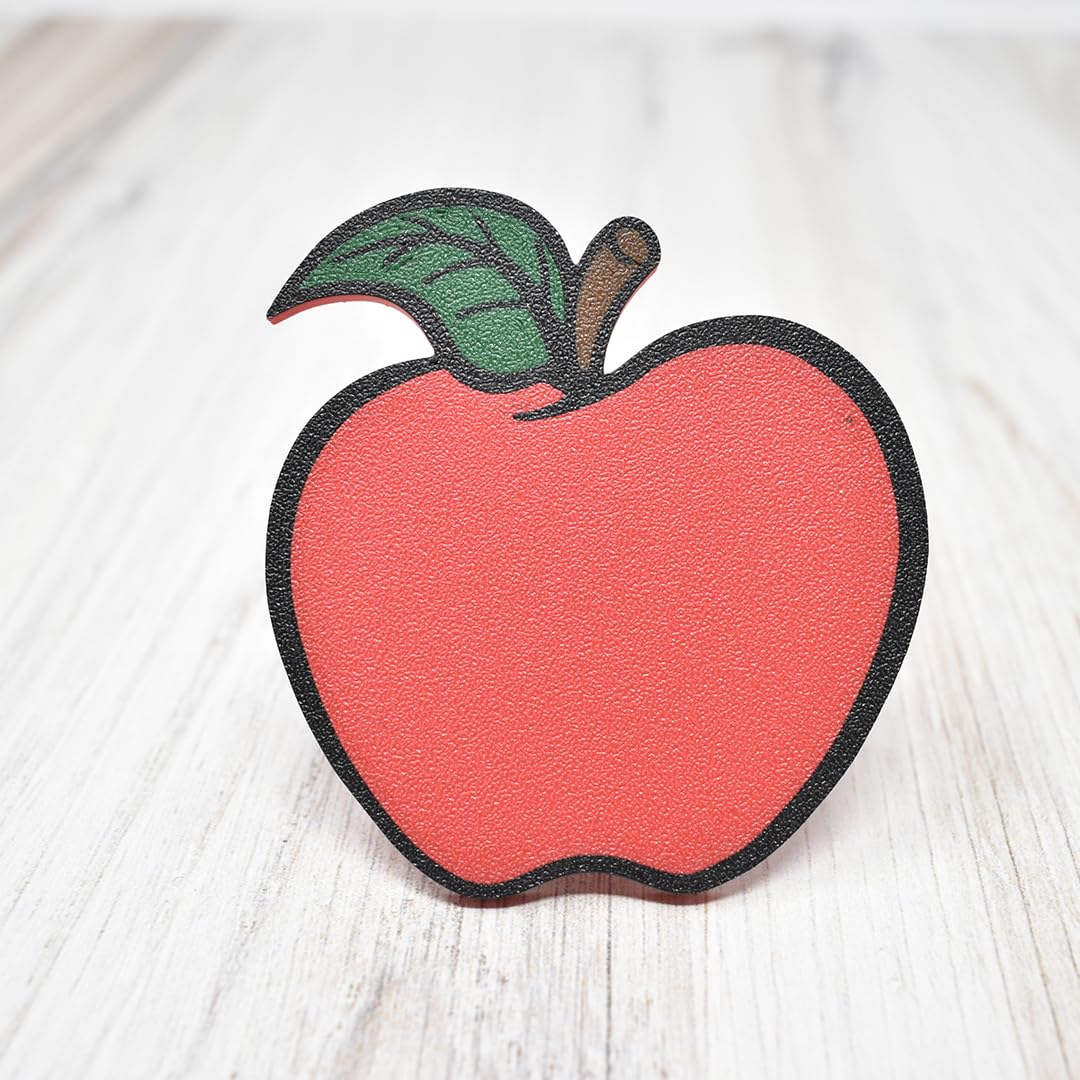 FRESHe Baglets - Teacher Charms - Decorative Charms for Tote Bags - Compatible with Bogg Bags, Simply Southern and other Tote Bags Apple