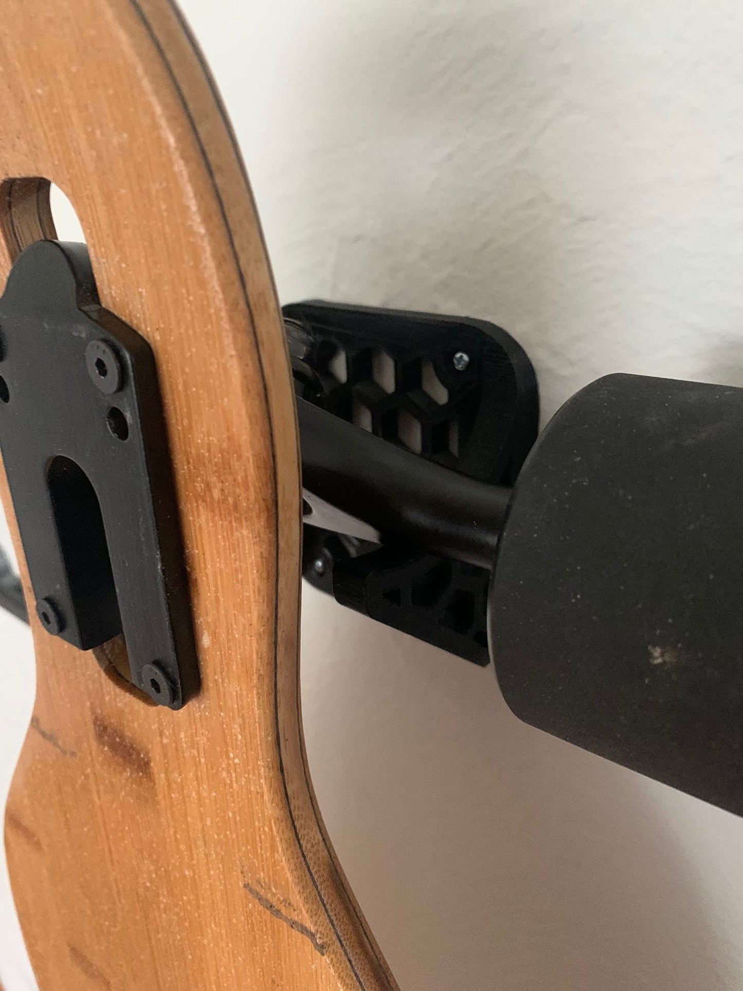 Gray Skateboard or Longboard Wall Mount Hanger - Decorative Board Hanger to Easily Store Your Board at Home