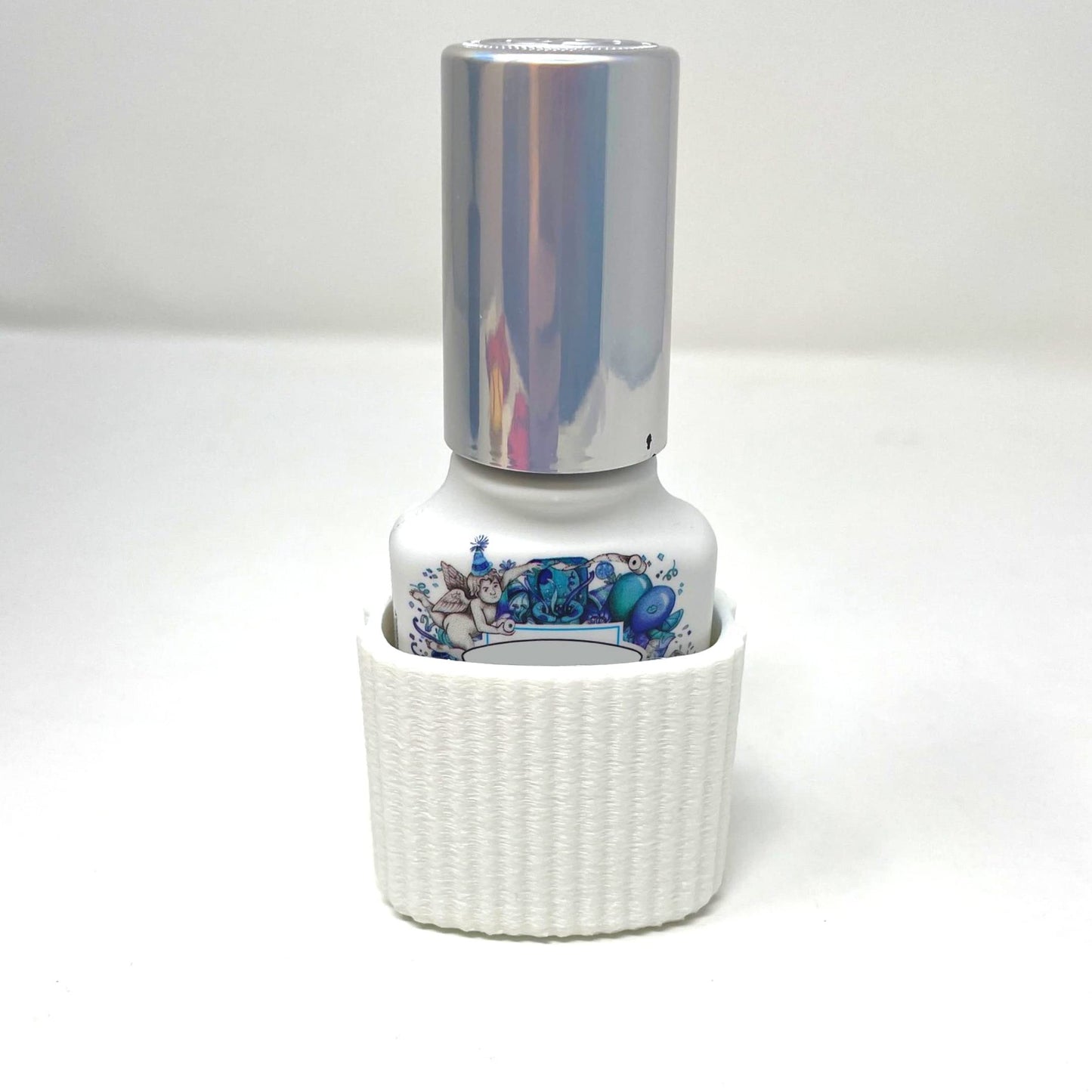 Poo-Spray Holder for 2 oz. bottles - Poo-spray Holder for Bathroom with Adhesive to Apply to Toilet or Cabinet