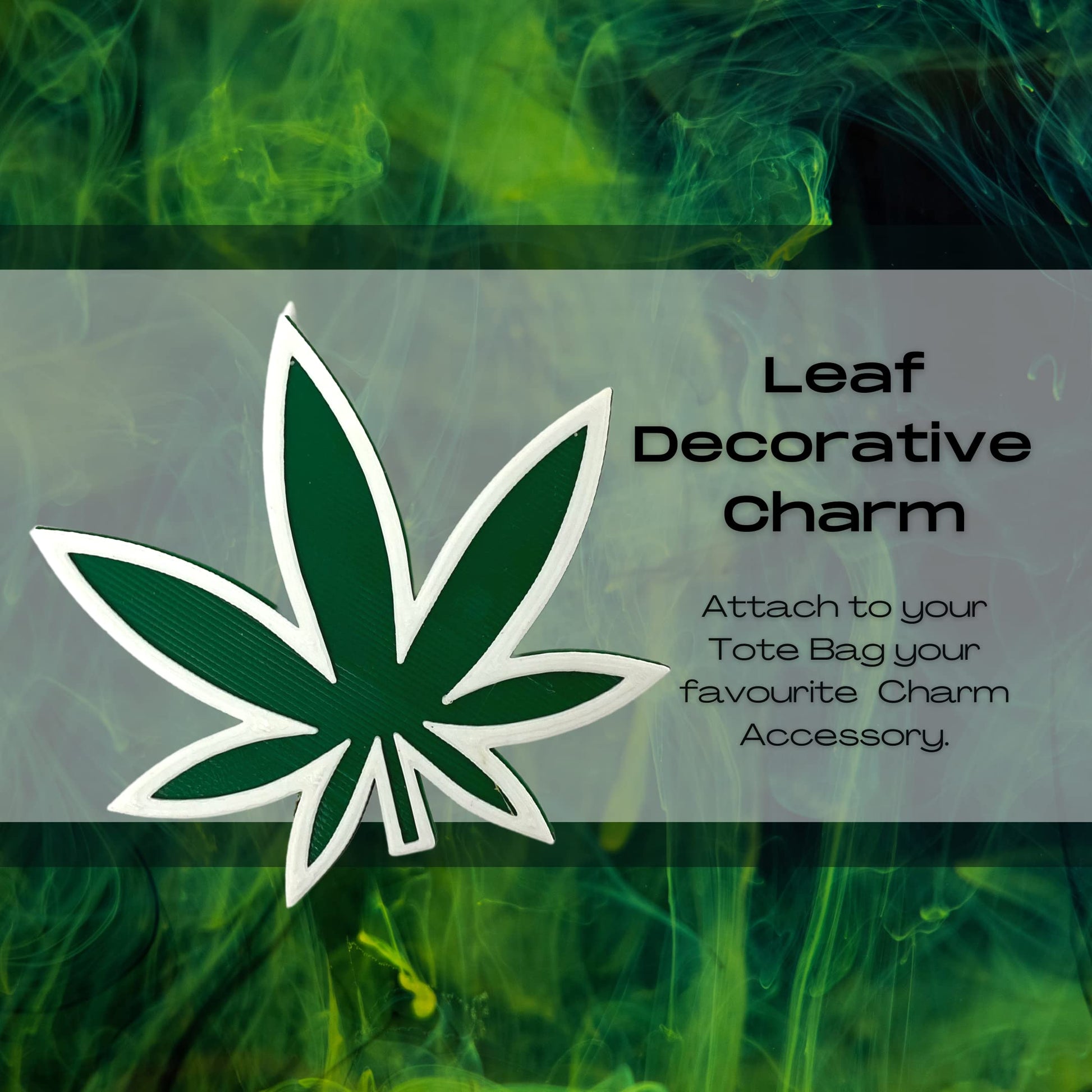 FRESHe Leaf Charms - Decorative Tote Bag Charms - Prefect for your Tote Bag - Made in USA