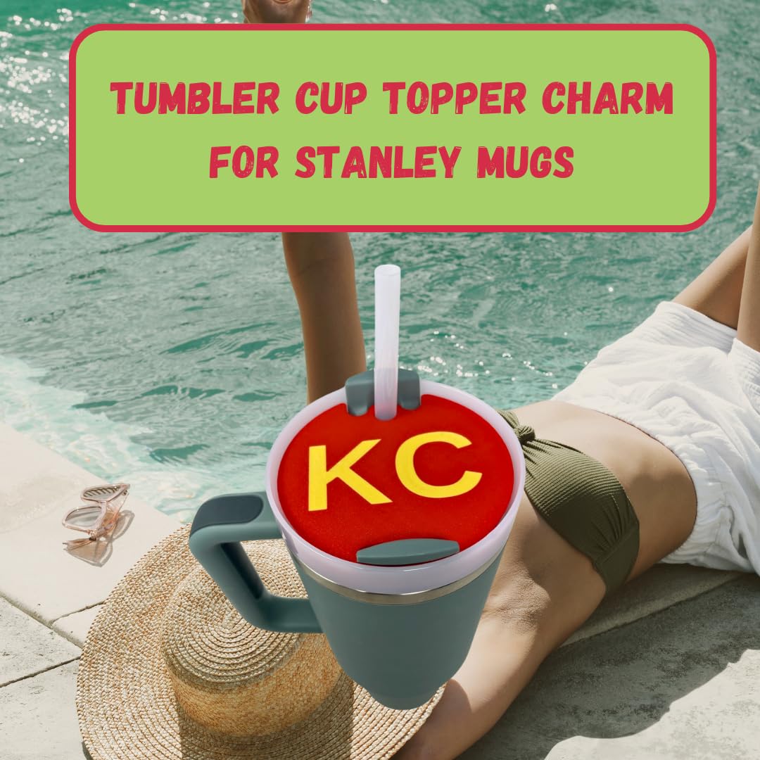 BAGLETS - State Flags Topper Charms Compatible with Stanley Cups | Customize Tumblers with Cute Charms | Easily Removable & Interchangeable | Made in USA