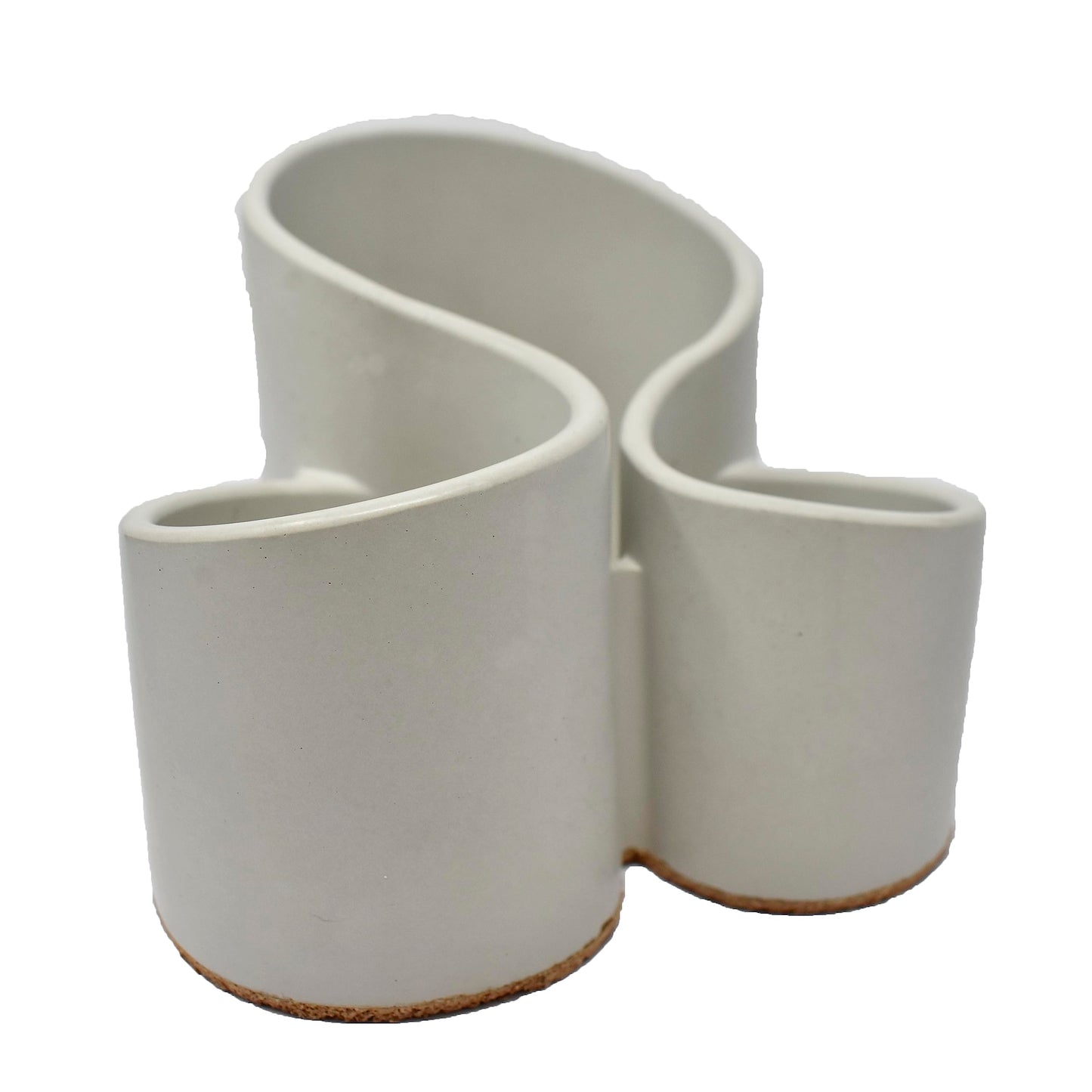 Chatelet Concrete Makeup Brush or Paint Brush Organizer | Premium Curvature Design Perfect for Makeup Brushes, Paint Brushes, Utensils, Toothbrushes, Paint Supplies and More | Made in the USA!