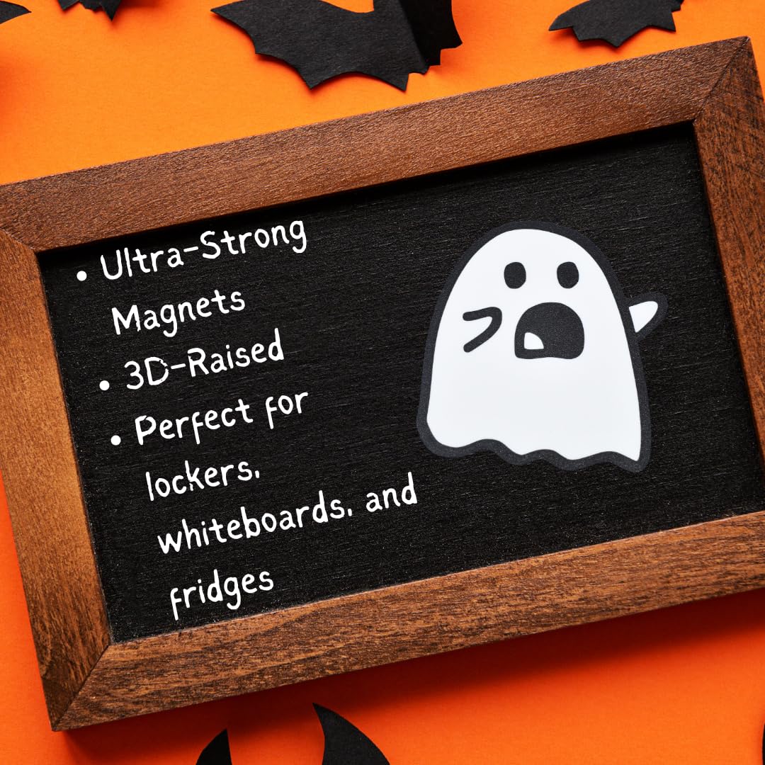 Halloween Decorative Fridge Magnets | Perfect Spooky Halloween Party Decorations | Made in USA