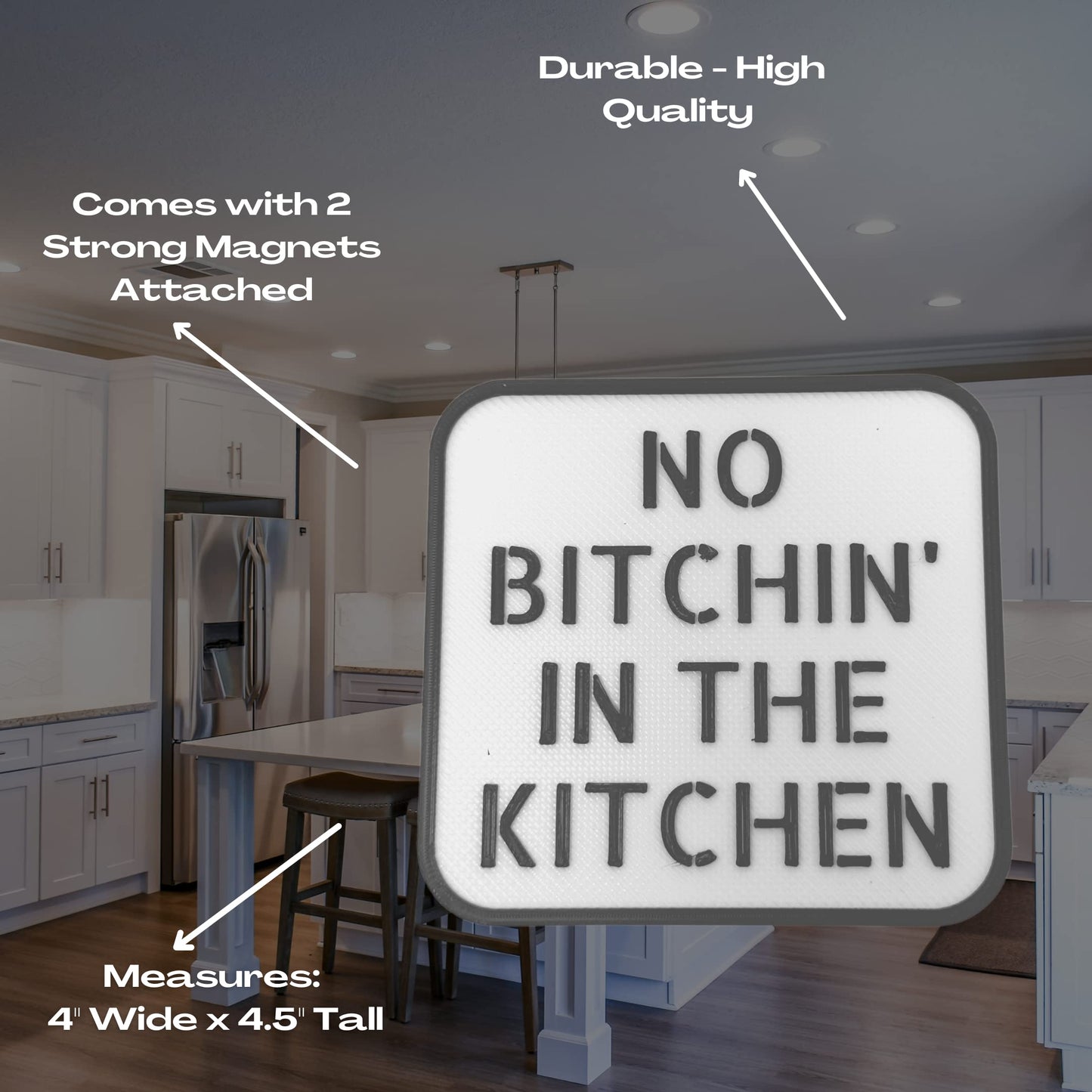 Funny Fridge Magnet Sayings | Improve Your Productivity in The Kitchen | Made in The USA!