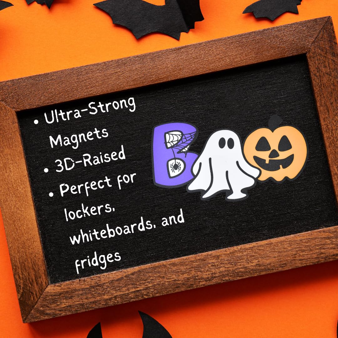 Halloween Decorative Fridge Magnets | Perfect Spooky Halloween Party Decorations | Made in USA