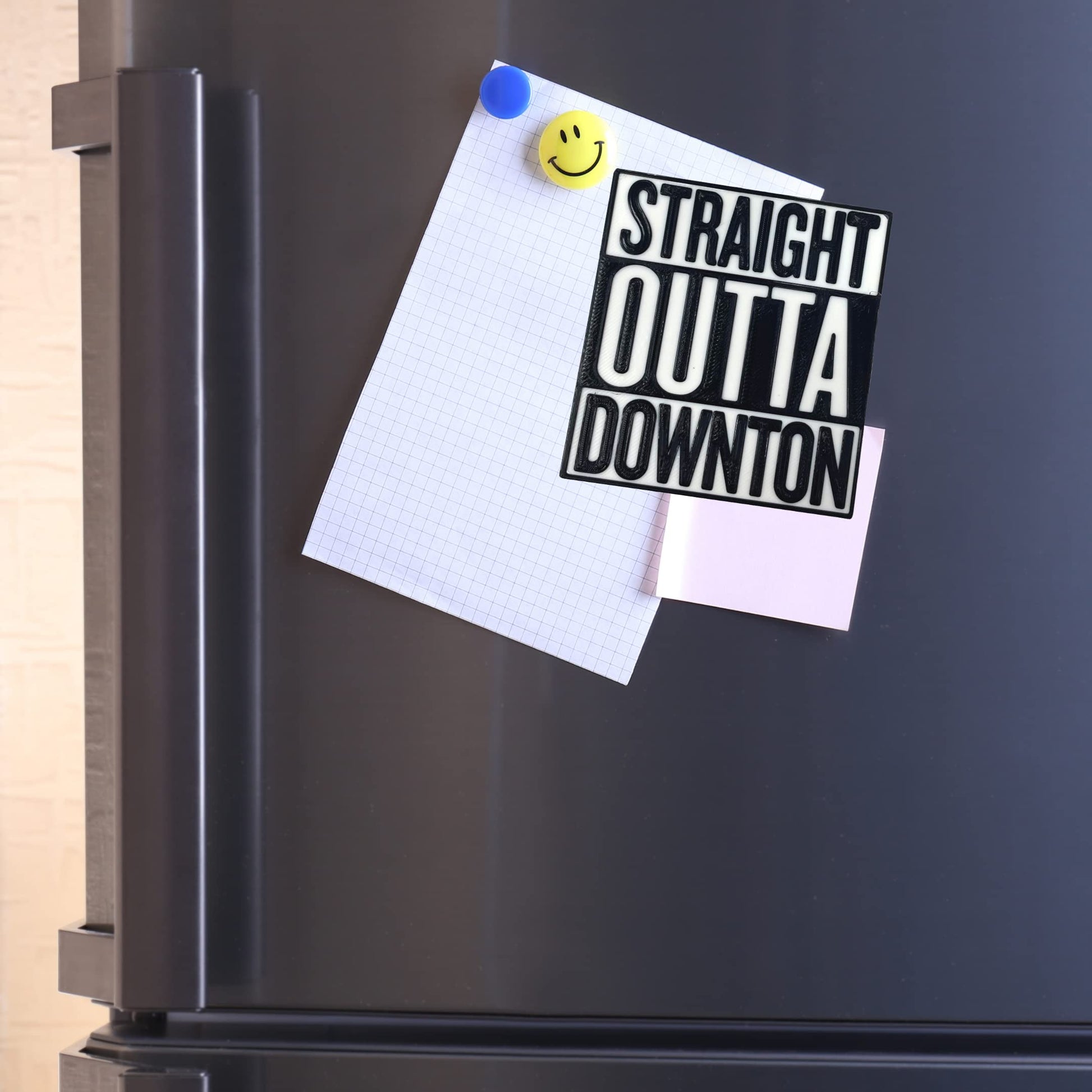 Straight Outta Downton Abbey Fridge Magnet - Decorative Fridge Magnet for TV Show Fans - Made in The USA