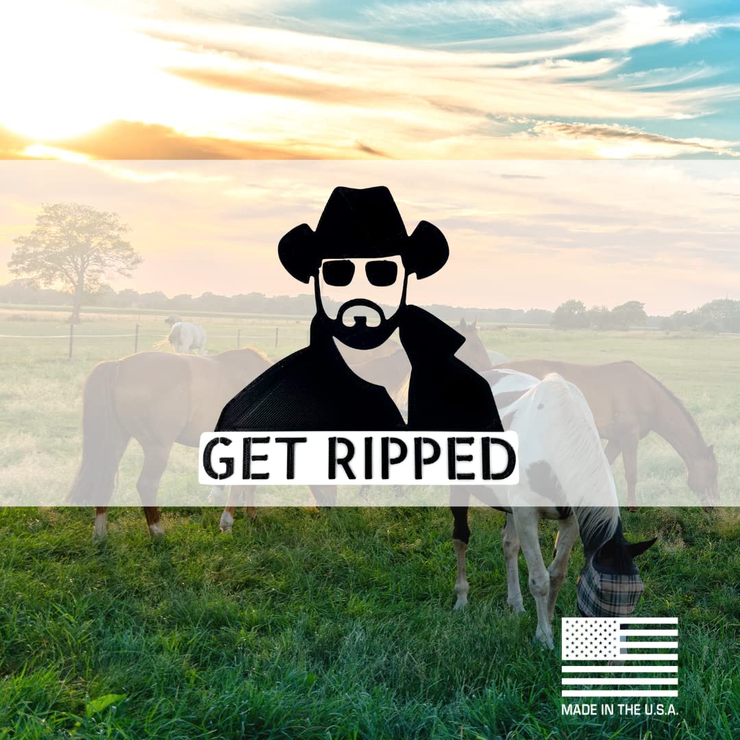 Yellowstone Get Ripped Fridge Magnet - Perfect for Fans of The TV Show Yellowstone - Decorative Get Ripped Fridge Magnet for Home or Office Decor - Made in The USA