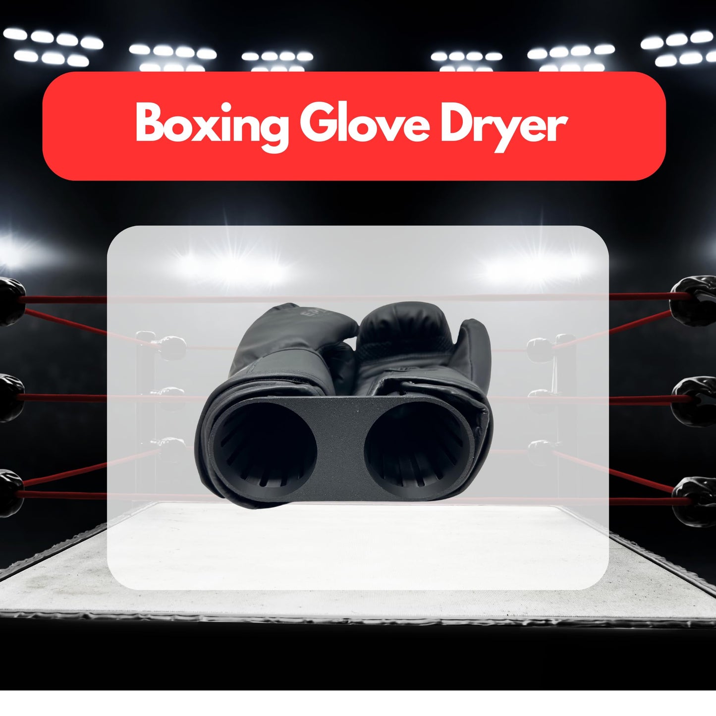 Chatelet Boxing Glove Wall Mount Dryer | Hang Up Boxing Gloves to Dry Out | Wall Display for Gloves | Made in USA