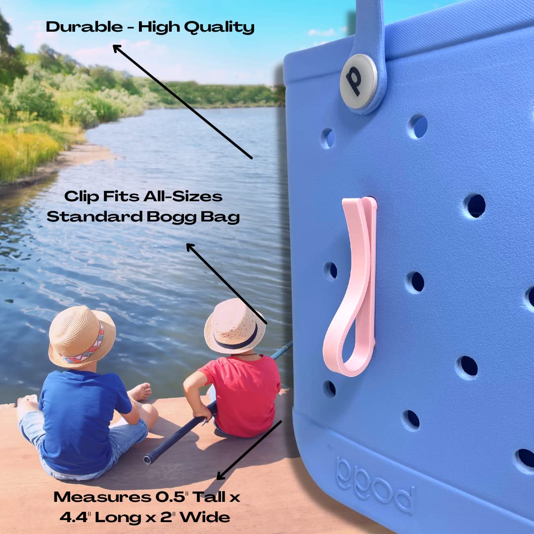 BOGLETS - Bogg Bag Hook HOLDER Charm Accessory - Secure & Organize Your Valuables in your Bogg Bag - Multiple Color Options!