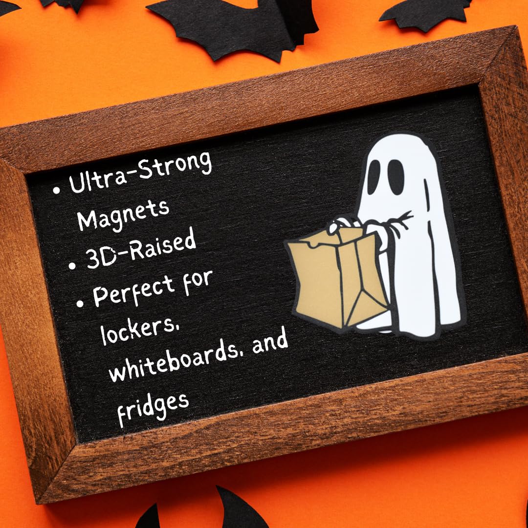 Halloween Decorative Fridge Magnets | Perfect Spooky Halloween Party Decorations | Made in USA