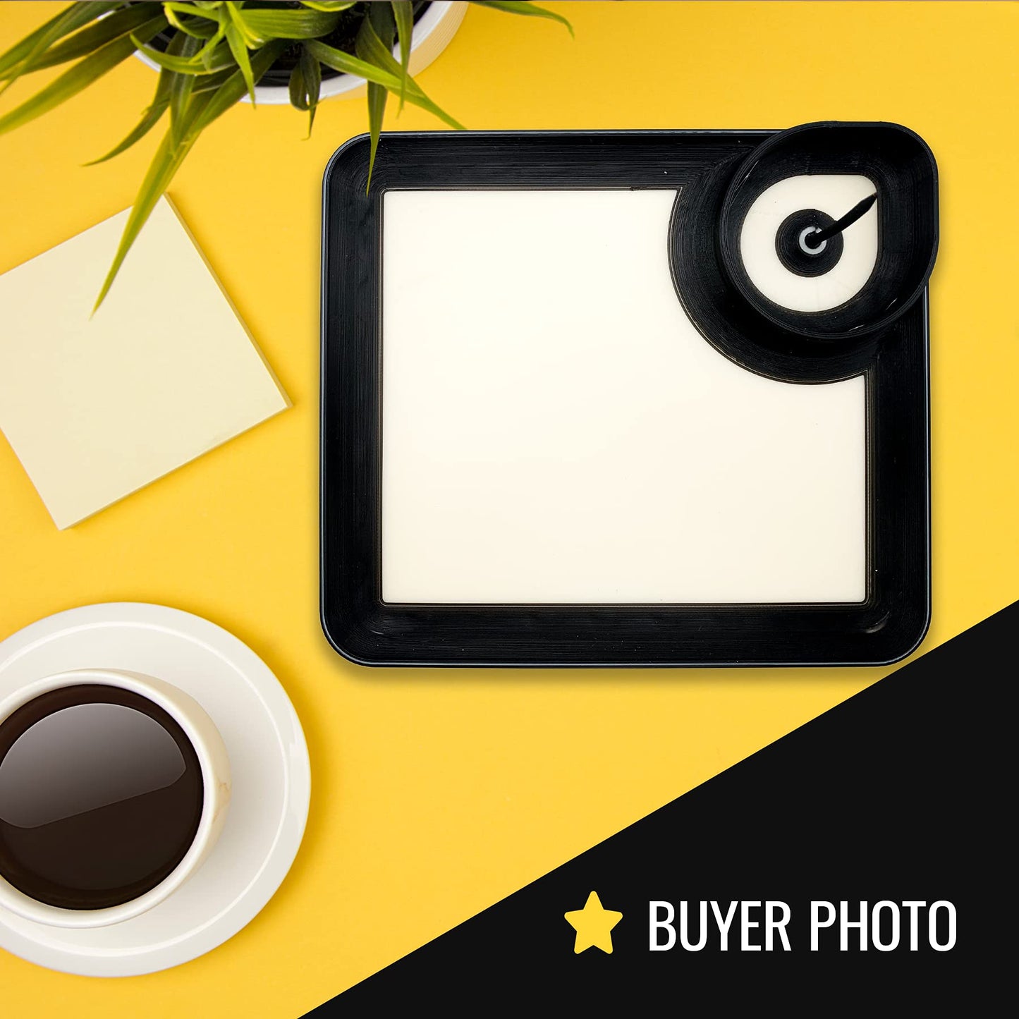 Glow in the Dark Ashtray and Rolling Tray Combo - Perfect Sized Ashtray and Rolling Tray with Replaceable & Detachable Cleaner Heads for Easy Storage & Travel