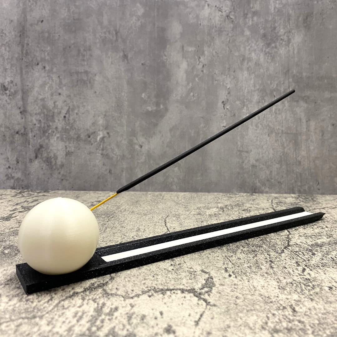 Glow in The Dark Incense Holder - Incense Burner and Ash Catcher for Meditation and Home Decor - Made in The USA