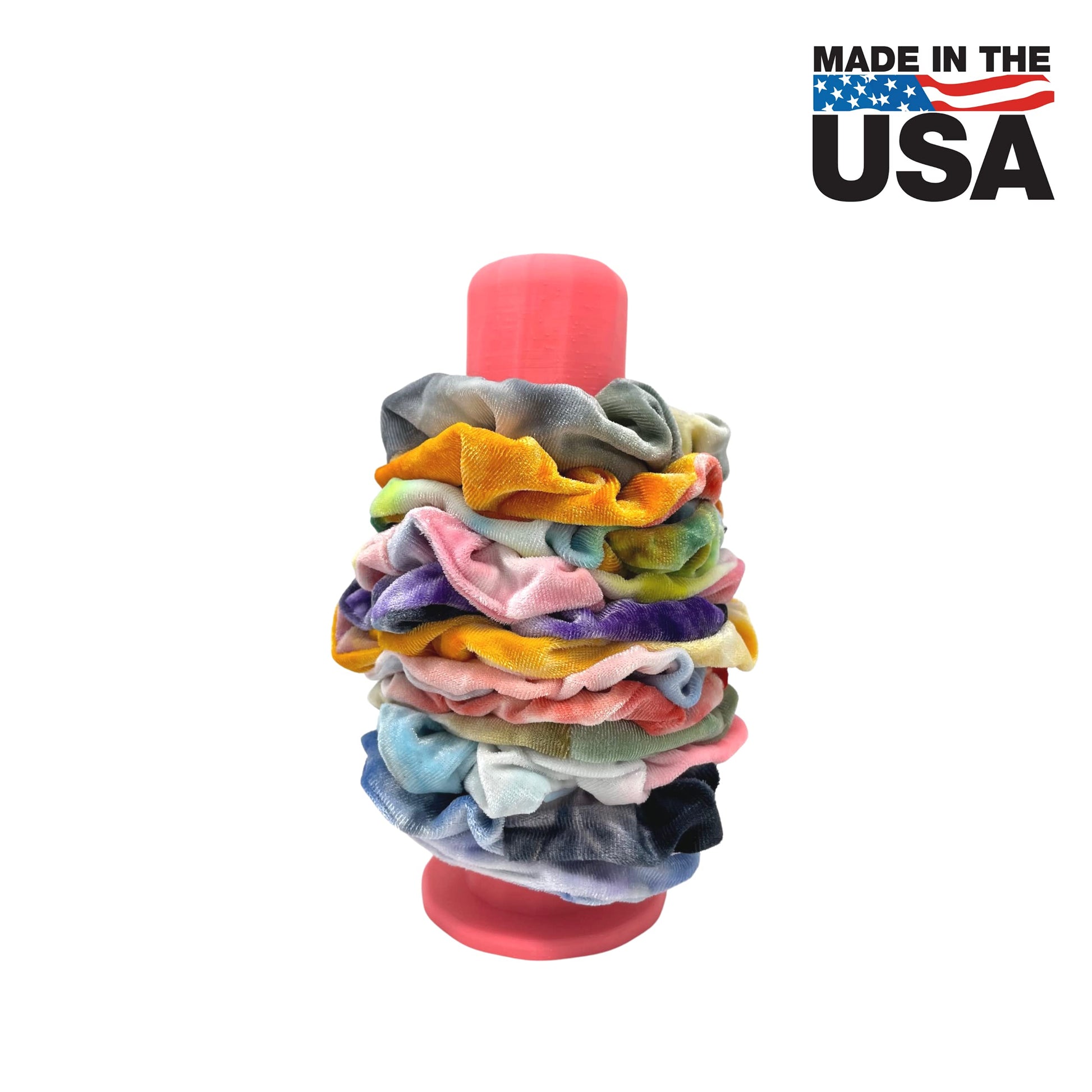 Scrunchie Tower Organizer - Perfect For Displaying & Organizing Scrunchies, Hair Ties, and Bracelets