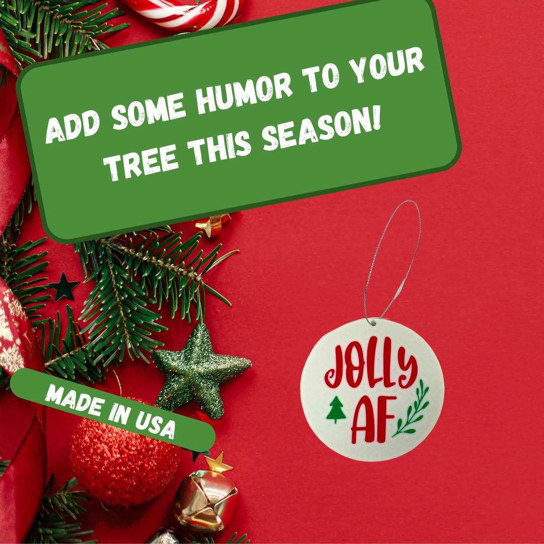 Funny Gag Gift Christmas Ornament | Perfect Dirty Santa Gift Holiday Ornament | Made in USA