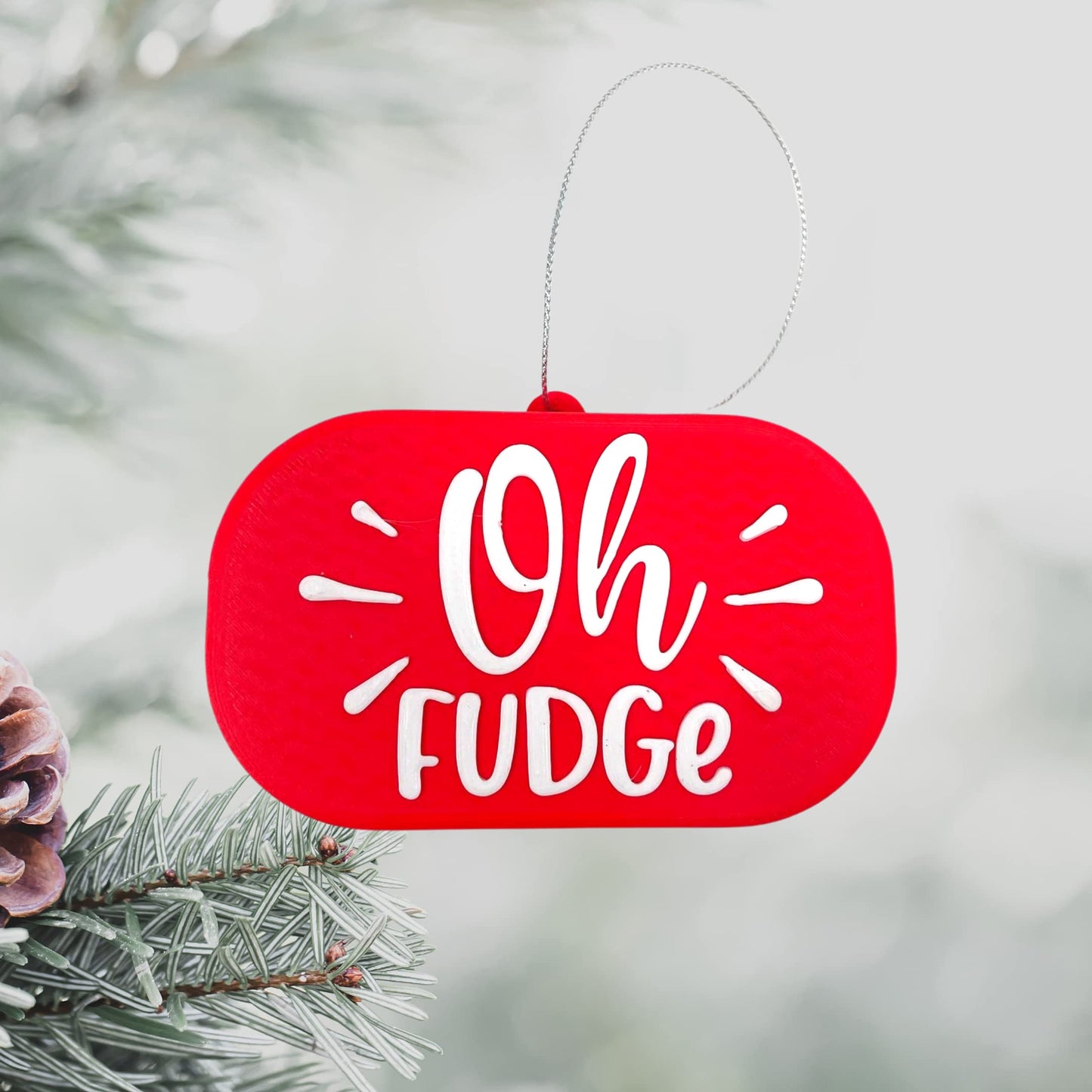 Oh Fudge Christmas Story Soap Ornament - Decorative Holiday Ornament - Made in The USA
