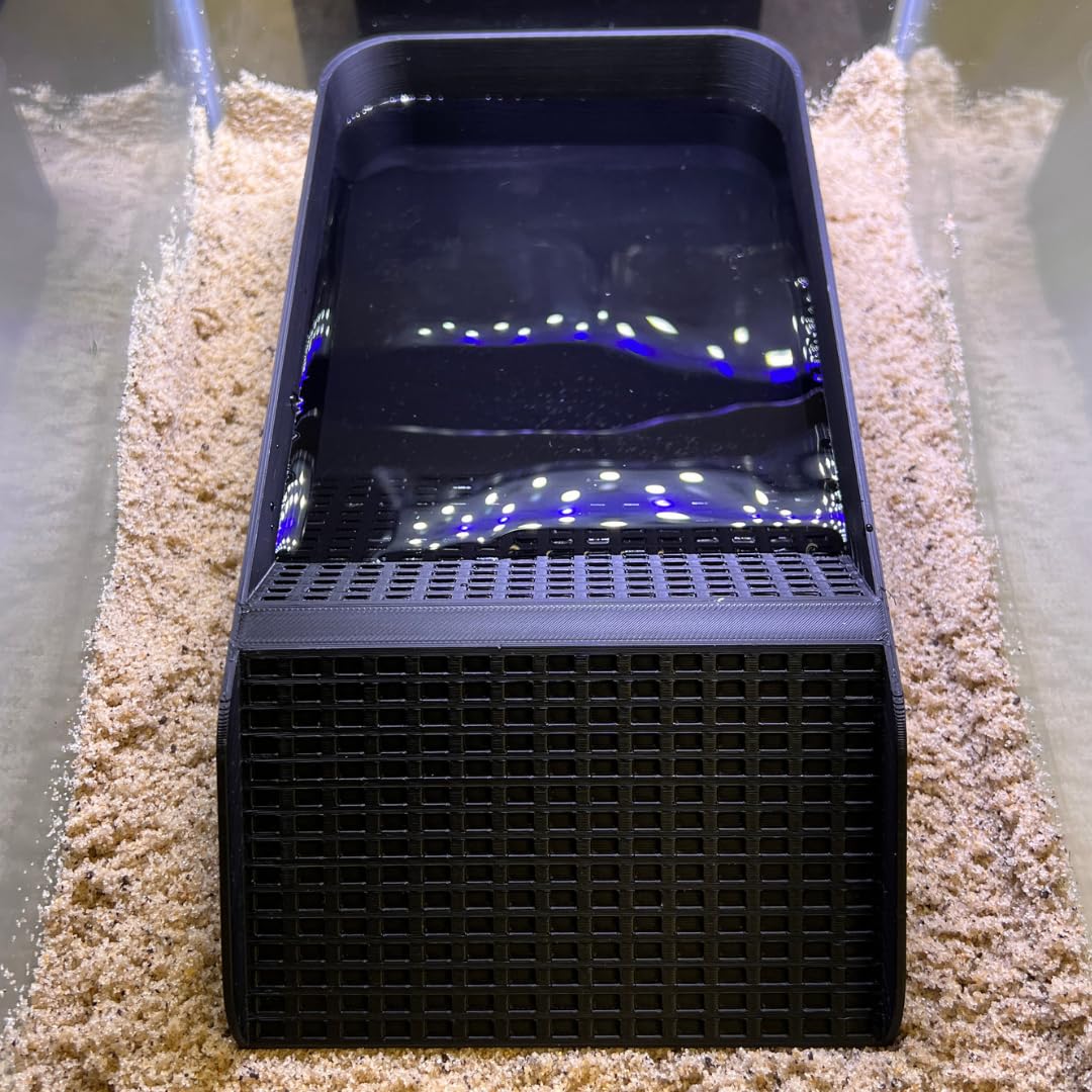 Chatelet Hermit Crab, Lizard, Turtle, Amphibian XL Watering Pool | Platform Pool Accessory with Access Ramp for Pet Habitats | 9.75" x 5" | Made in USA X-Large