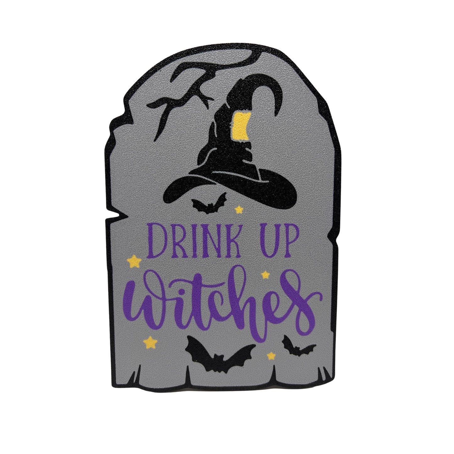 Halloween 'Drink Up Witches' Wall Sign | Halloween Party Decorations for House Parties, Bars, Haunted Houses & More | 9.5" x 6.5" | Made in USA