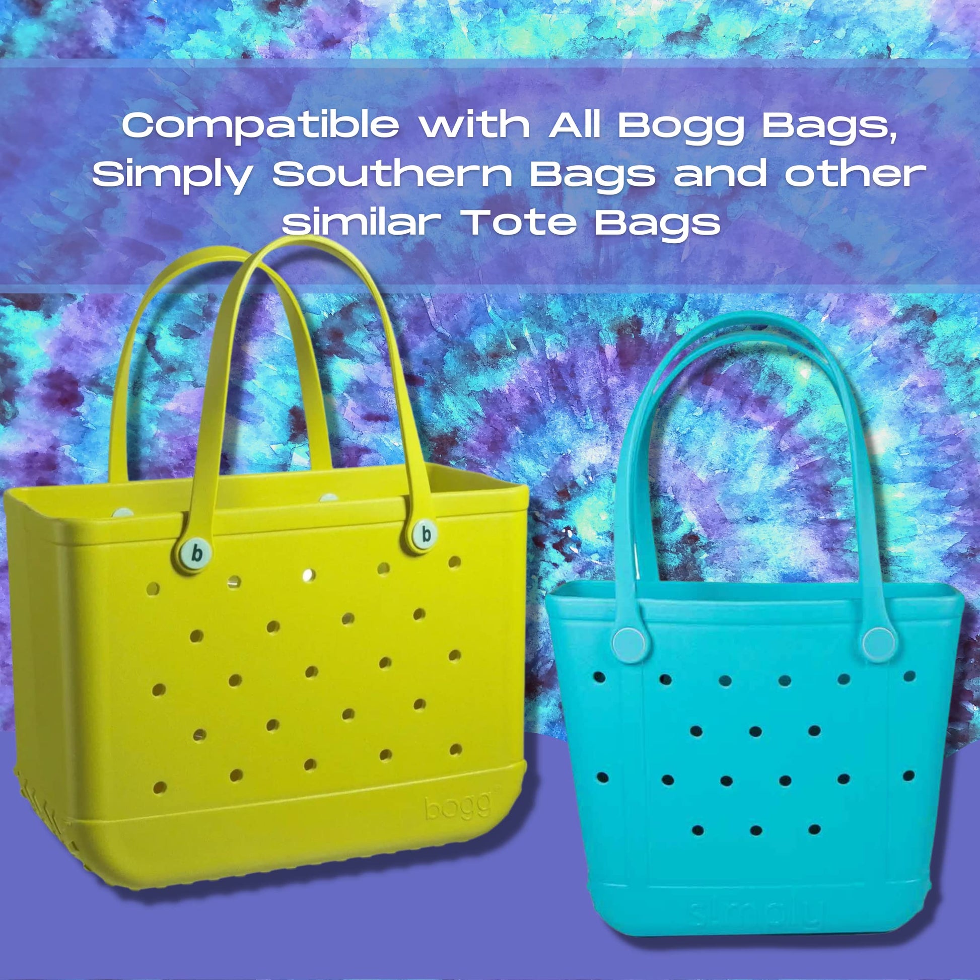 Boglets PREMIUM - Wallet Holder Accessories - Premium Collection - Compatible with Bogg Bag, Simply Southern & other Tote Bags - Decorative Accessories & Organizers - Made in USA - Red