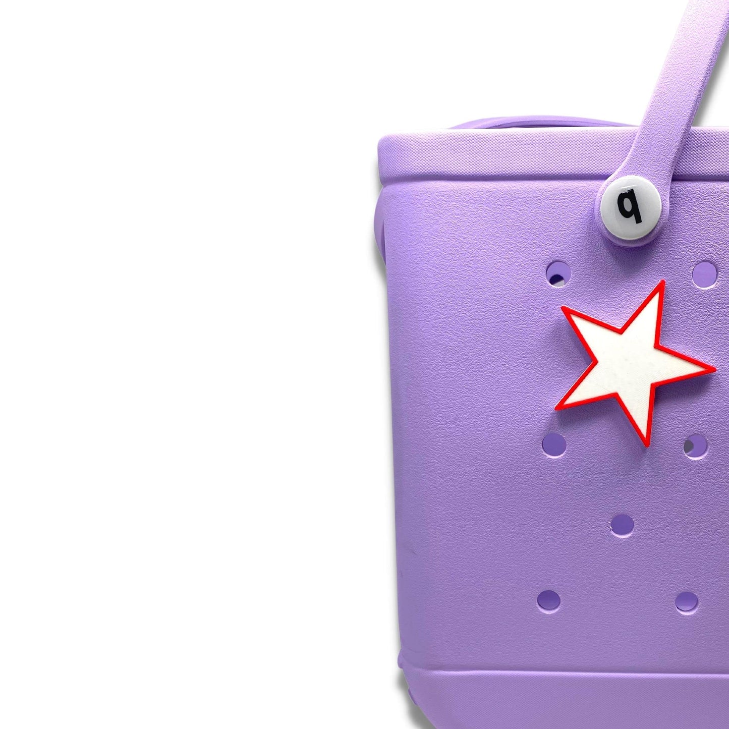 BOGLETS - Star Charm for Rubber Beach Bags and Similar Tote Bags