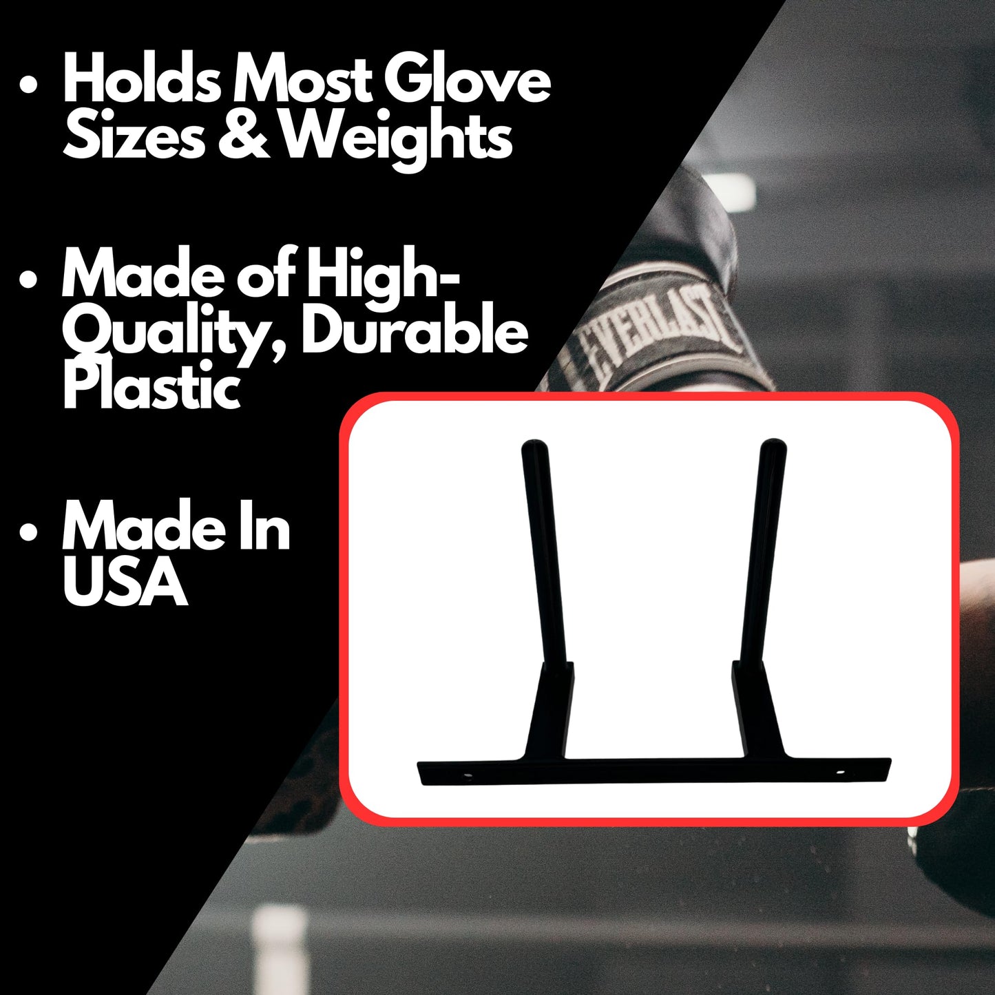Chatelet Boxing Glove Wall Mount Dryer | Hang Up Boxing Gloves to Dry Out | Wall Display for Gloves | Made in USA