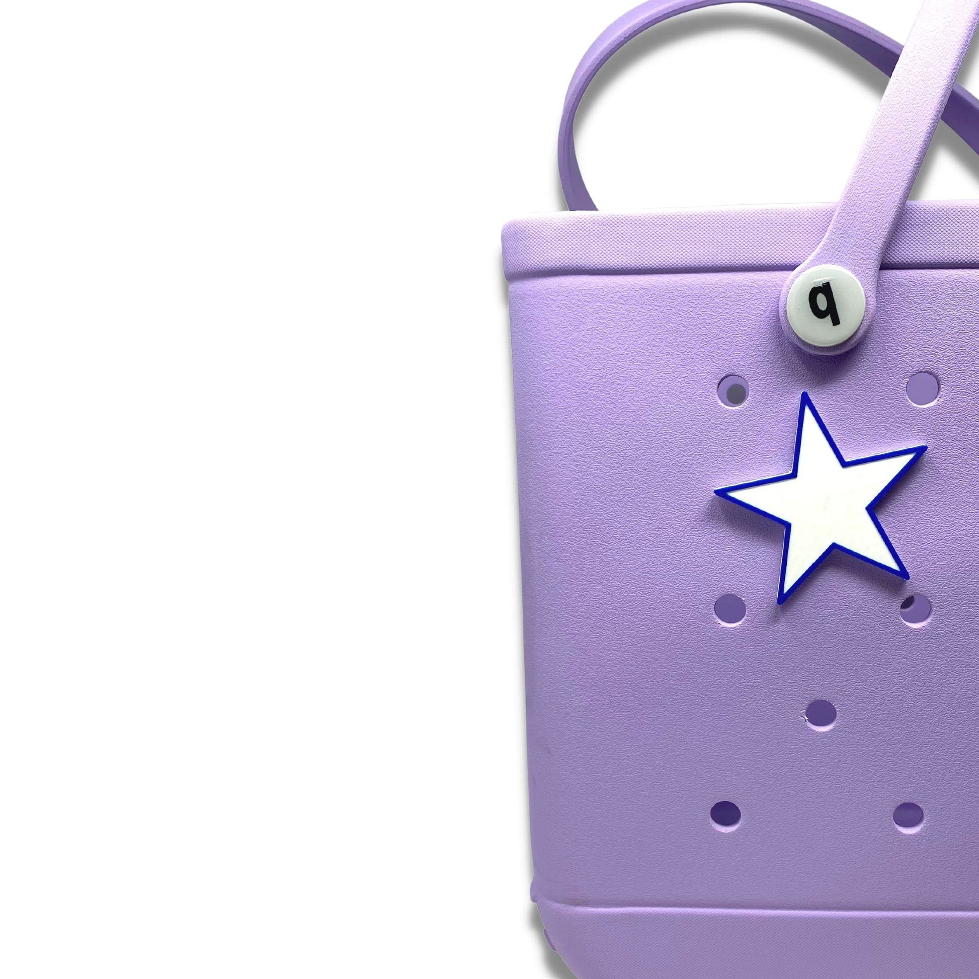 BOGLETS - Star Charm for Rubber Beach Bags and Similar Tote Bags